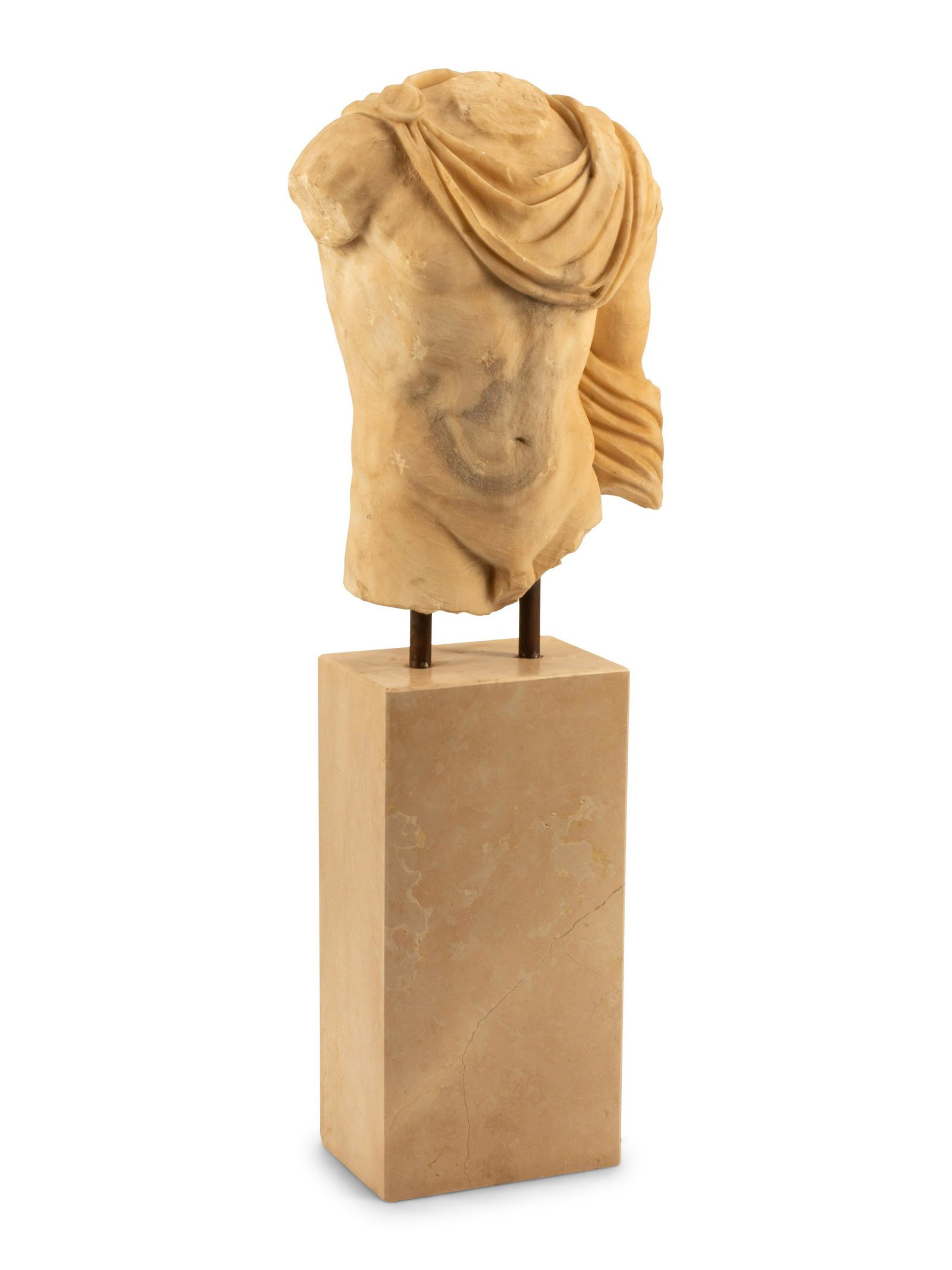 An Italian Carved Marble Male Torso (1 of 3)