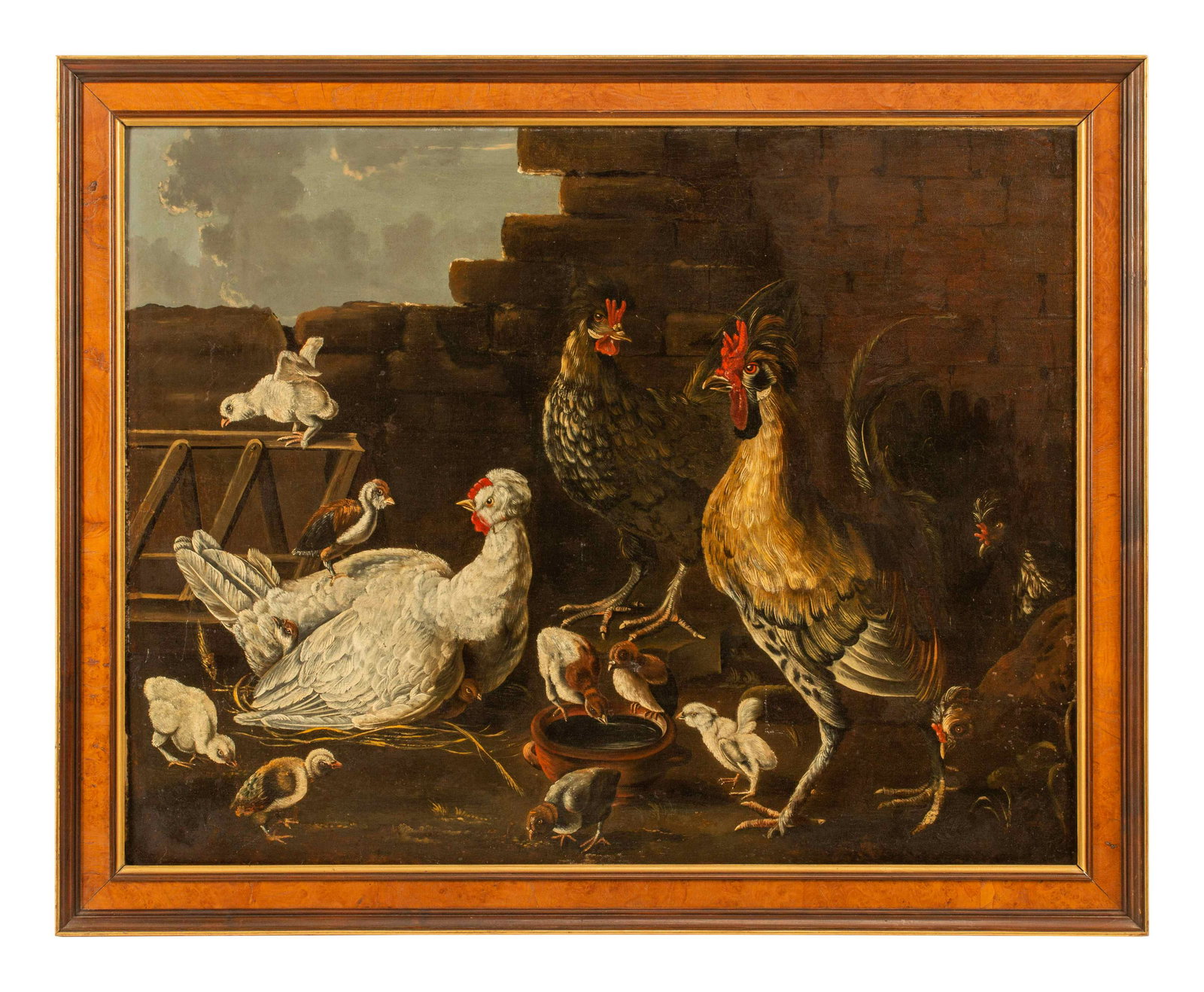 Follower of Melchior De Hondecoeter, The Brood (1 of 2)