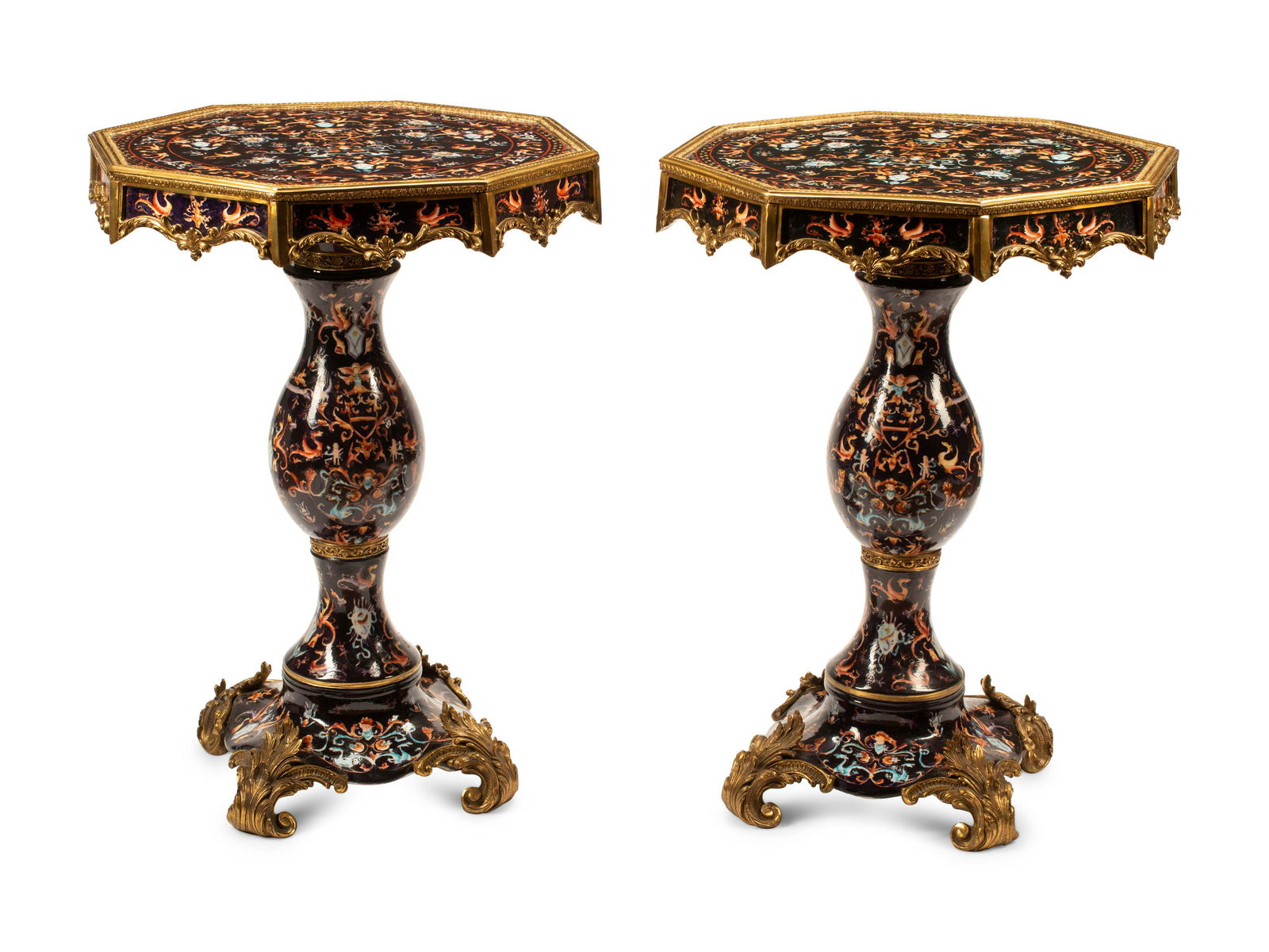 A Pair of Neoclassical Style Gilt Bronze Mounted (1 of 1)