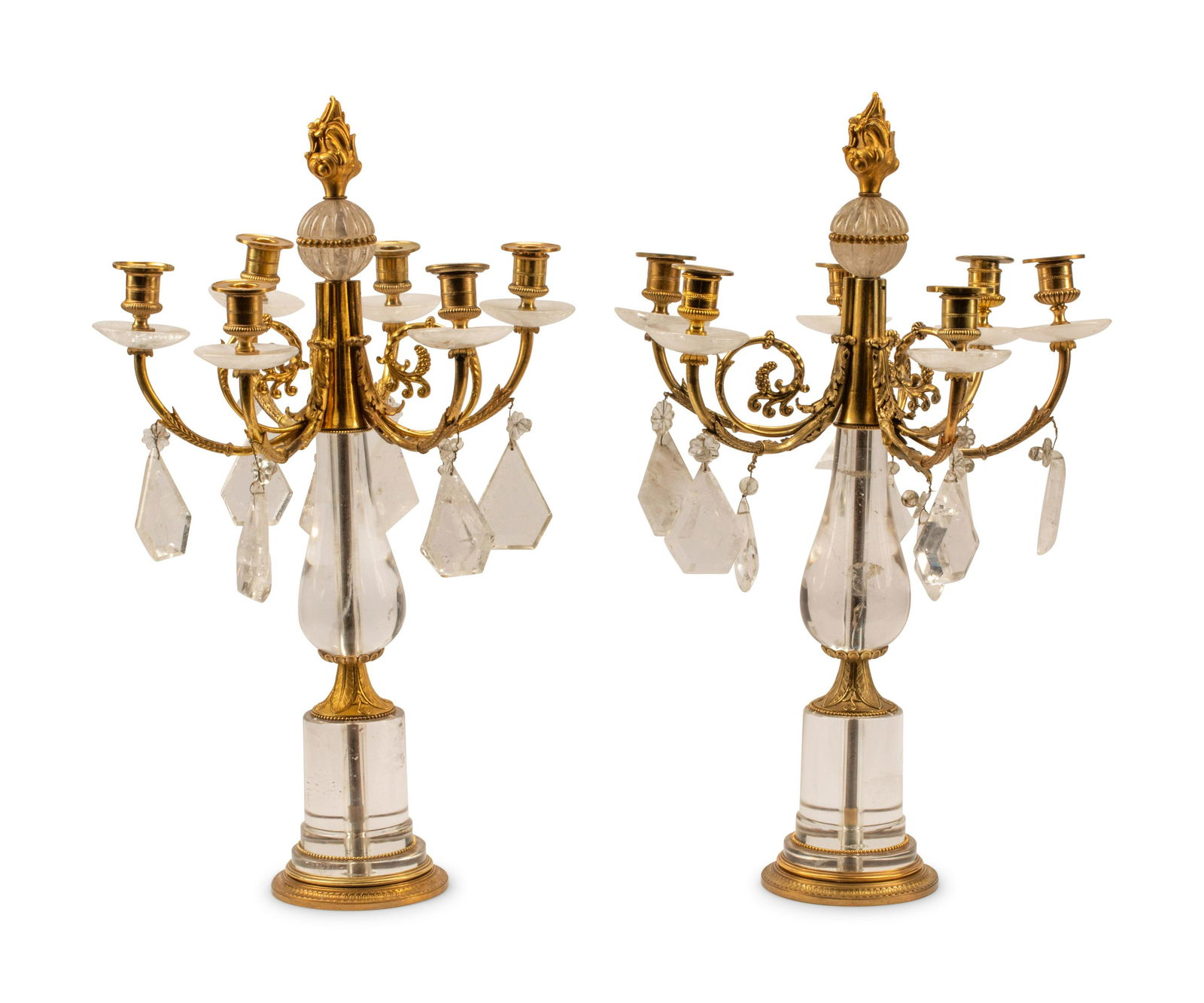 A Pair of Neoclassical Style Gilt Bronze and Rock (1 of 3)