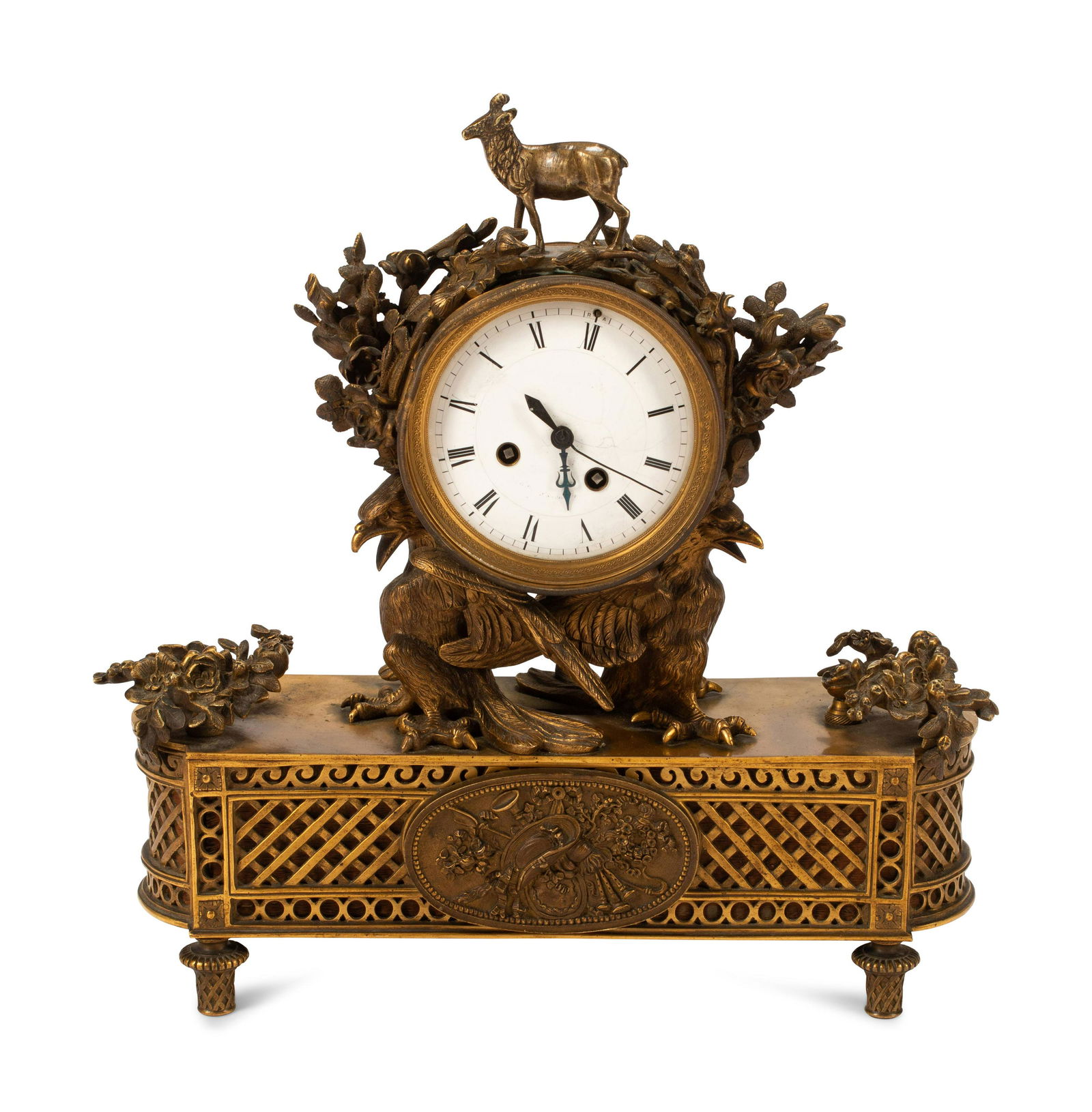 A French Gilt Bronze Mantel Clock (1 of 1)