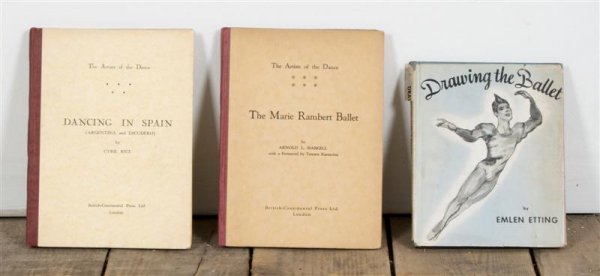 Three Boxes of Books,: Three Boxes of Books, pertaining to the ballet. Property from the Estate of Mr. Gerald Arpino, Chicago, Illinois