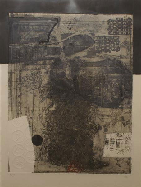 Antoni Clave, , Untitled: Antoni Clave Untitled embossed print edition 6/75, signed (lower right) 32 x 24 1/2 inches.