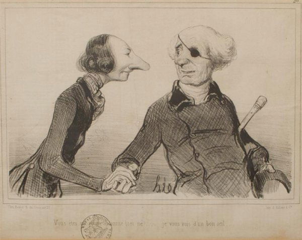 Honore Daumier, (French, 1808-1879), A group of 1: Honore Daumier (French, 1808-1879) A group of 10 works lithographs Patricia J. Gottschalk Trust, Northfield, Illinois