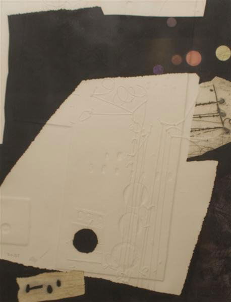 Antoni Clave, , Untitled: Antoni Clave Untitled embossed print edition 30/75, signed (lower left) 26 1/2 x 20 inches.