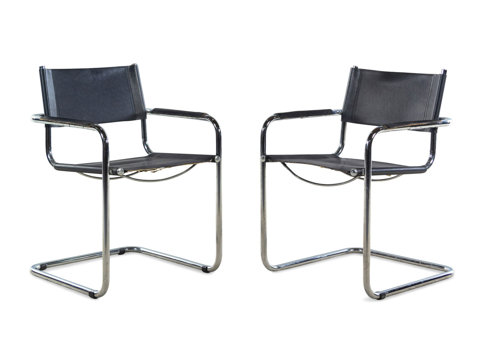 Mart Stam (Dutch, 1899-1986) Pair of Armchairs (1 of 2)