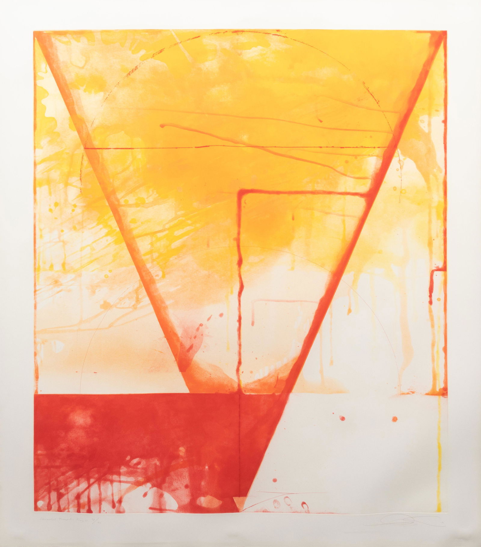 Shoichi Ida (Japanese, 1941-2006) Descended Triangle - (1 of 4)