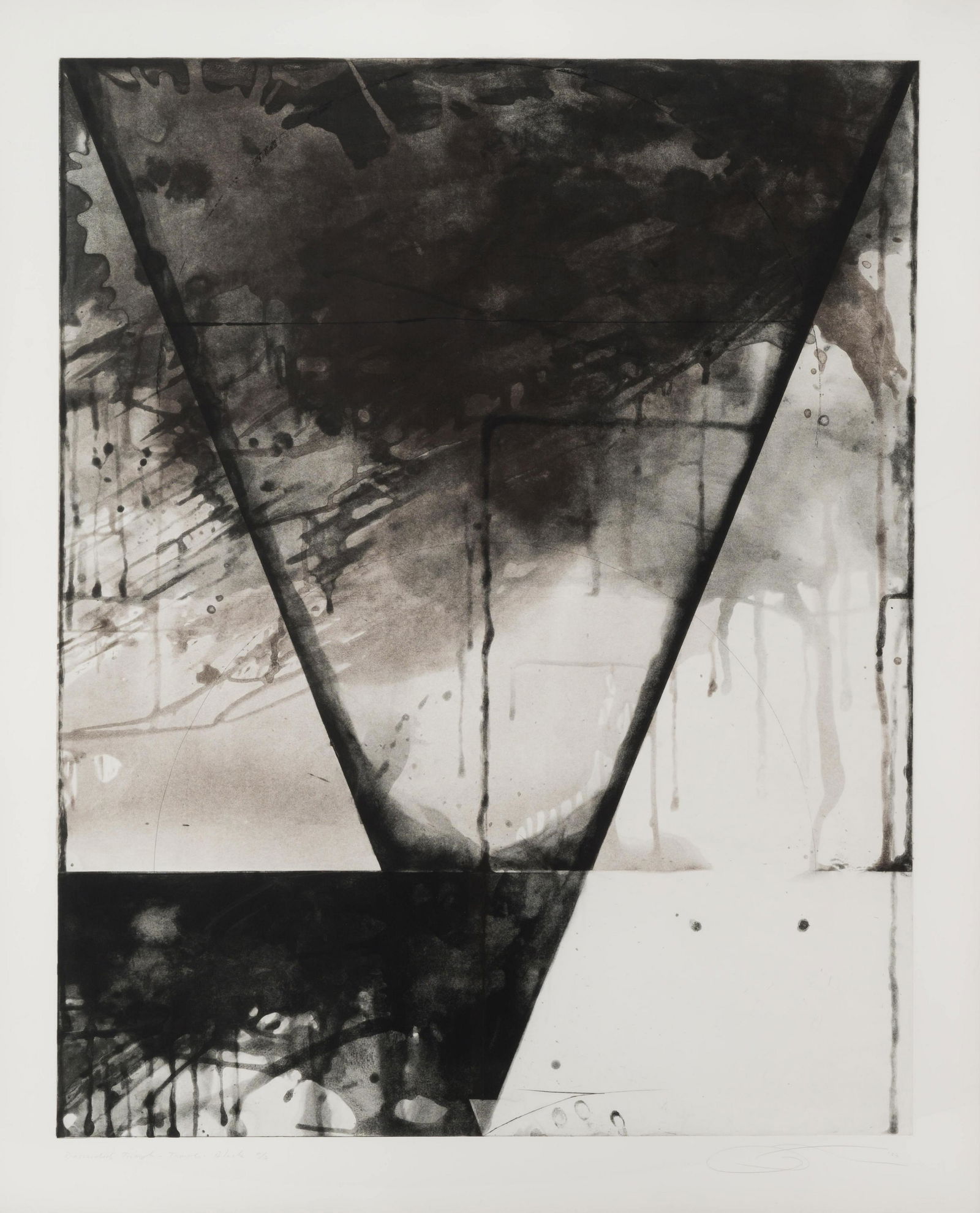 Shoichi Ida (Japanese, 1941-2006) Descended Triangle - (1 of 6)