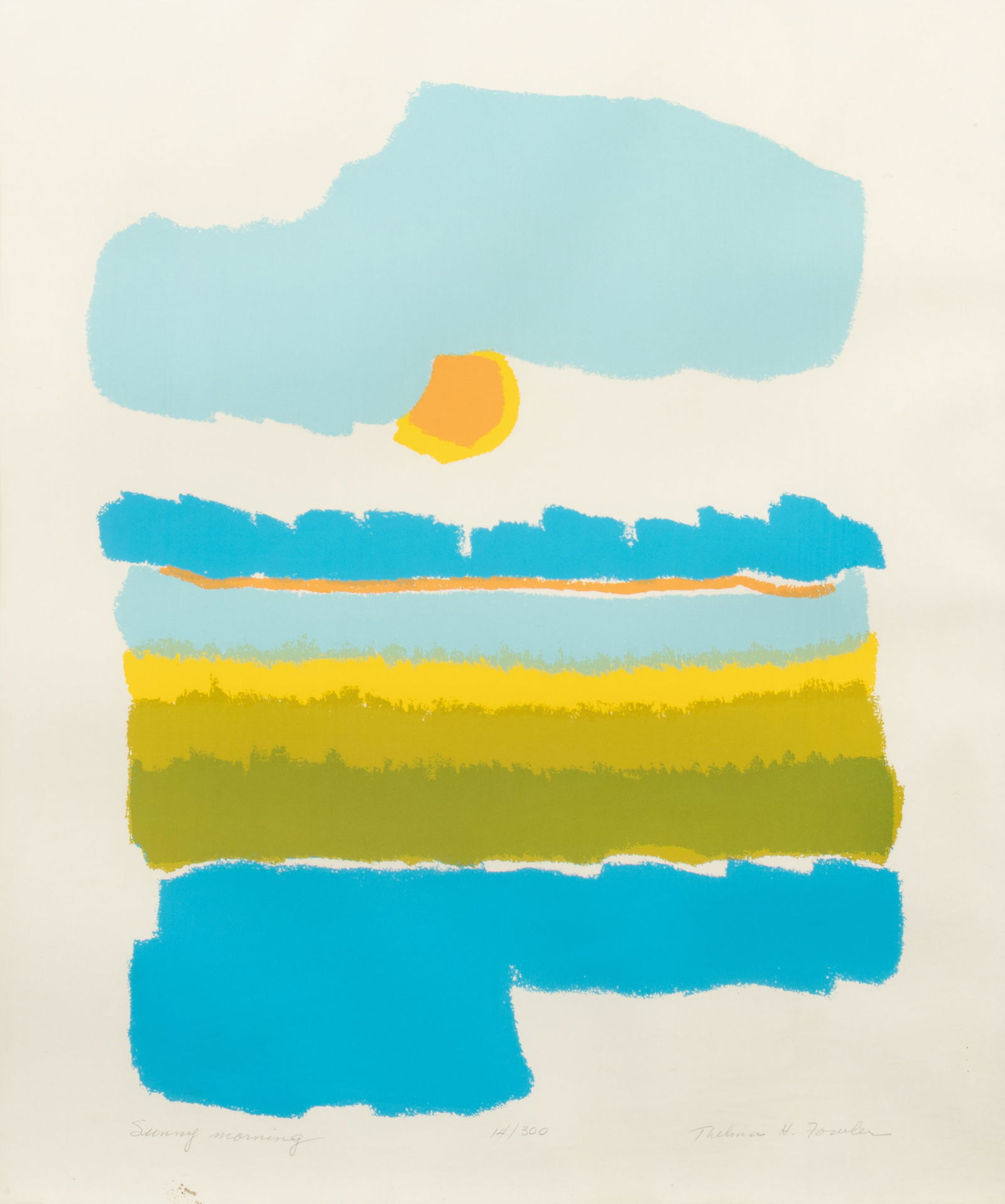 Thelma Fowler (American, 20th century) Sunny Morning (1 of 4)