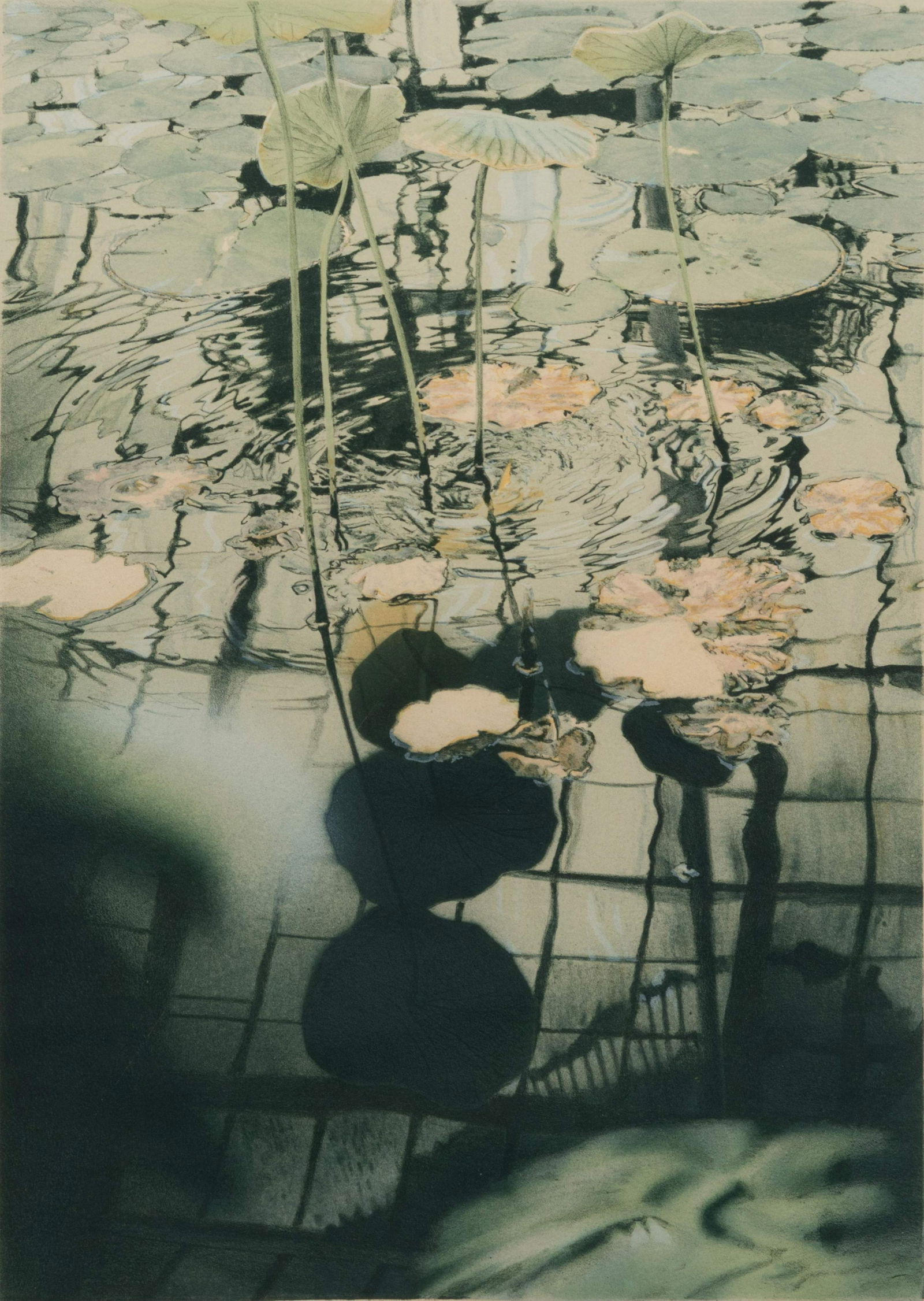 David Kessler (American, b. 1950) Untitled , 1976: David Kessler (American, b. 1950) Untitled , 1976 lithograph signed and numbered 34/50 in pencil 17 1/2 x 11 1/2 inches. Provenance: Joyce Hunsaker & Associates, Los Angeles