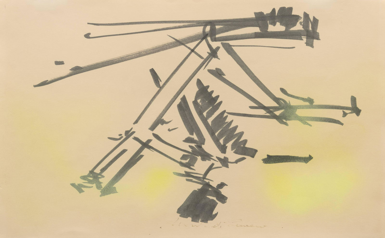 Mark Di Suvero  (American, b. 1933) Untitled (TEHA (1 of 4)