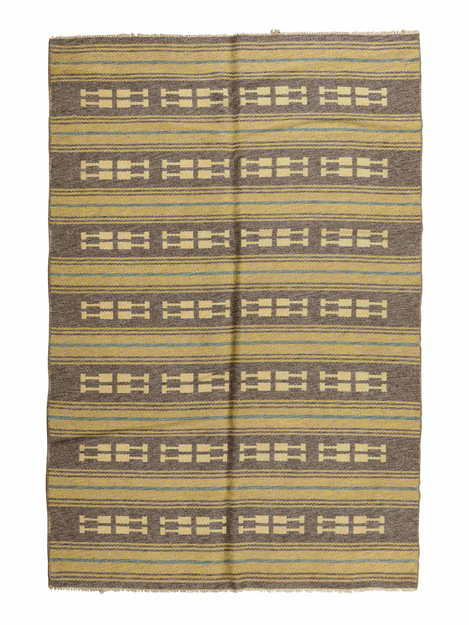 Swedish Mid 20th Century Flatweave Rug (1 of 2)