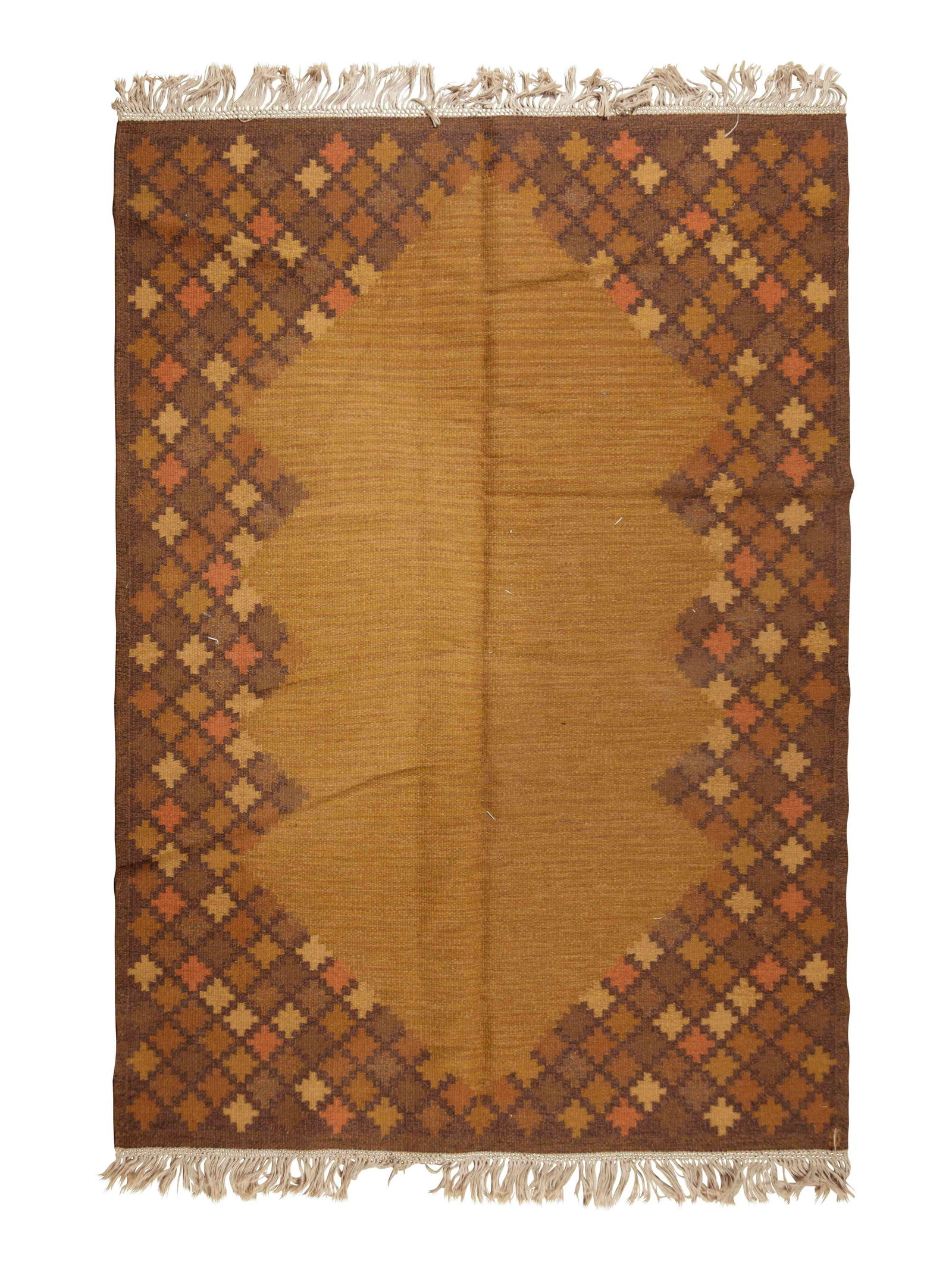 Swedish Mid 20th Century Flatweave Rug (1 of 3)