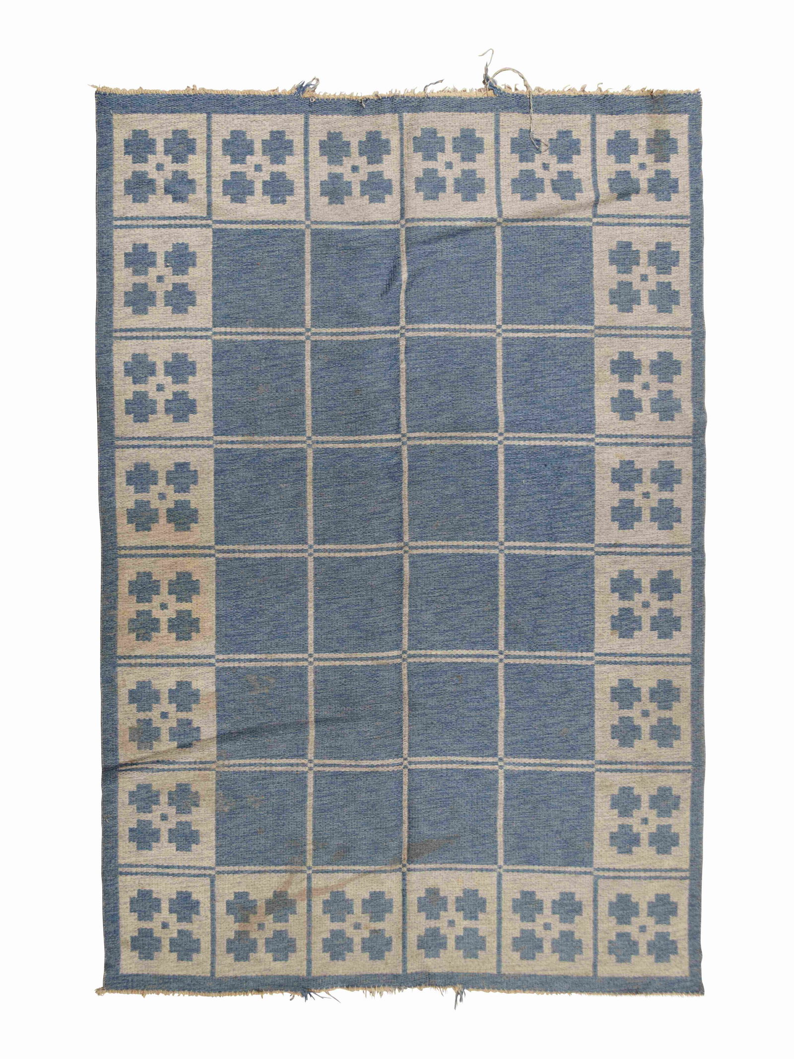 Swedish Mid 20th Century Flatweave Rug  (1 of 3)
