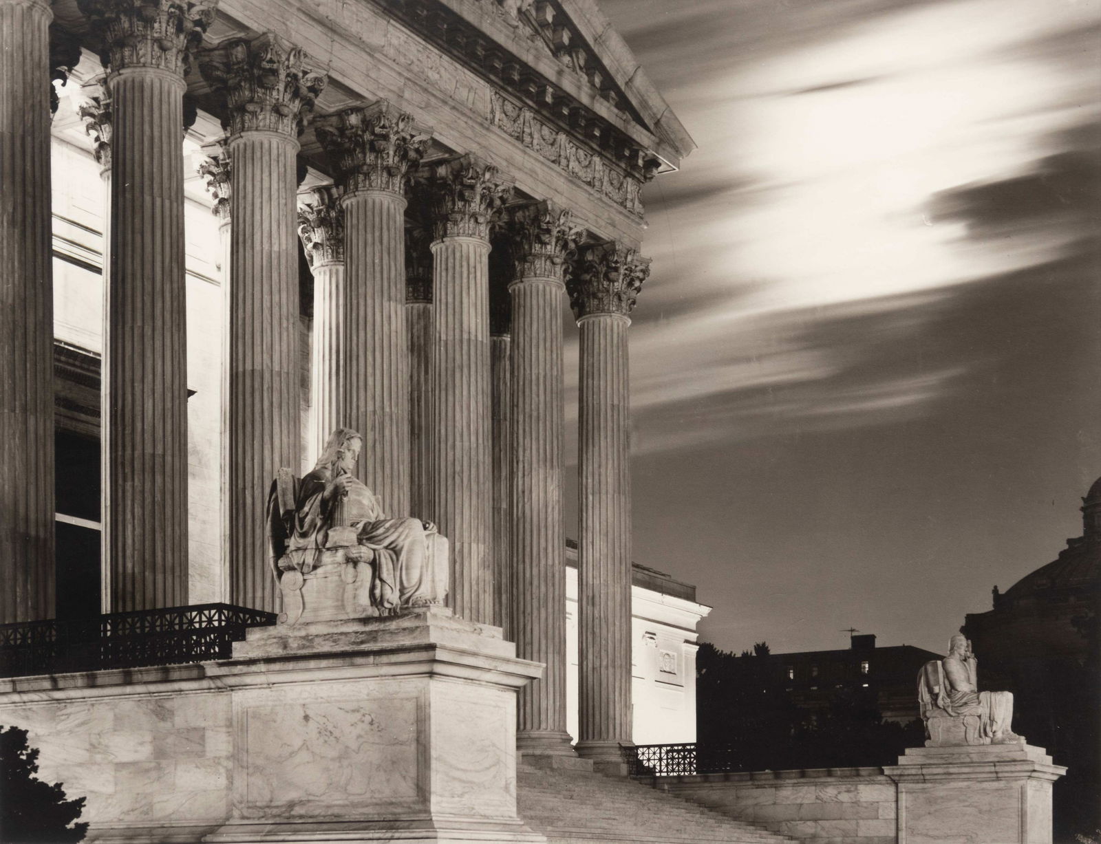 Frank Hallam Day (American, 20th Century) Supreme: Frank Hallam Day (American, 20th Century) Supreme Court (together with two photographs of Washington DC scenery), 1990 gelatin silver print largest 17 1/2 x 22 inches. Property from The Western