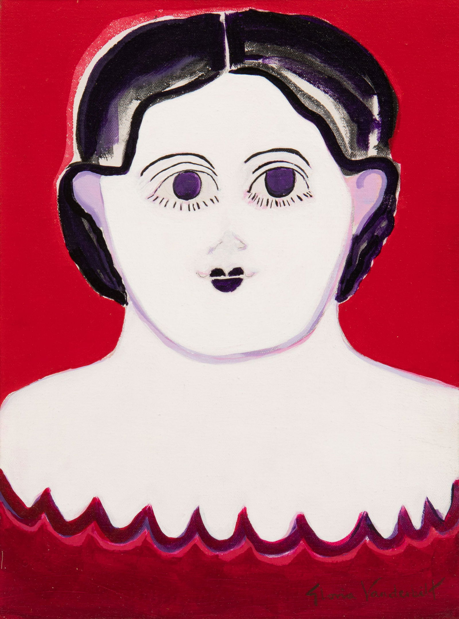 Gloria Vanderbilt (American, b.  1924) Doll's Head, (1 of 5)