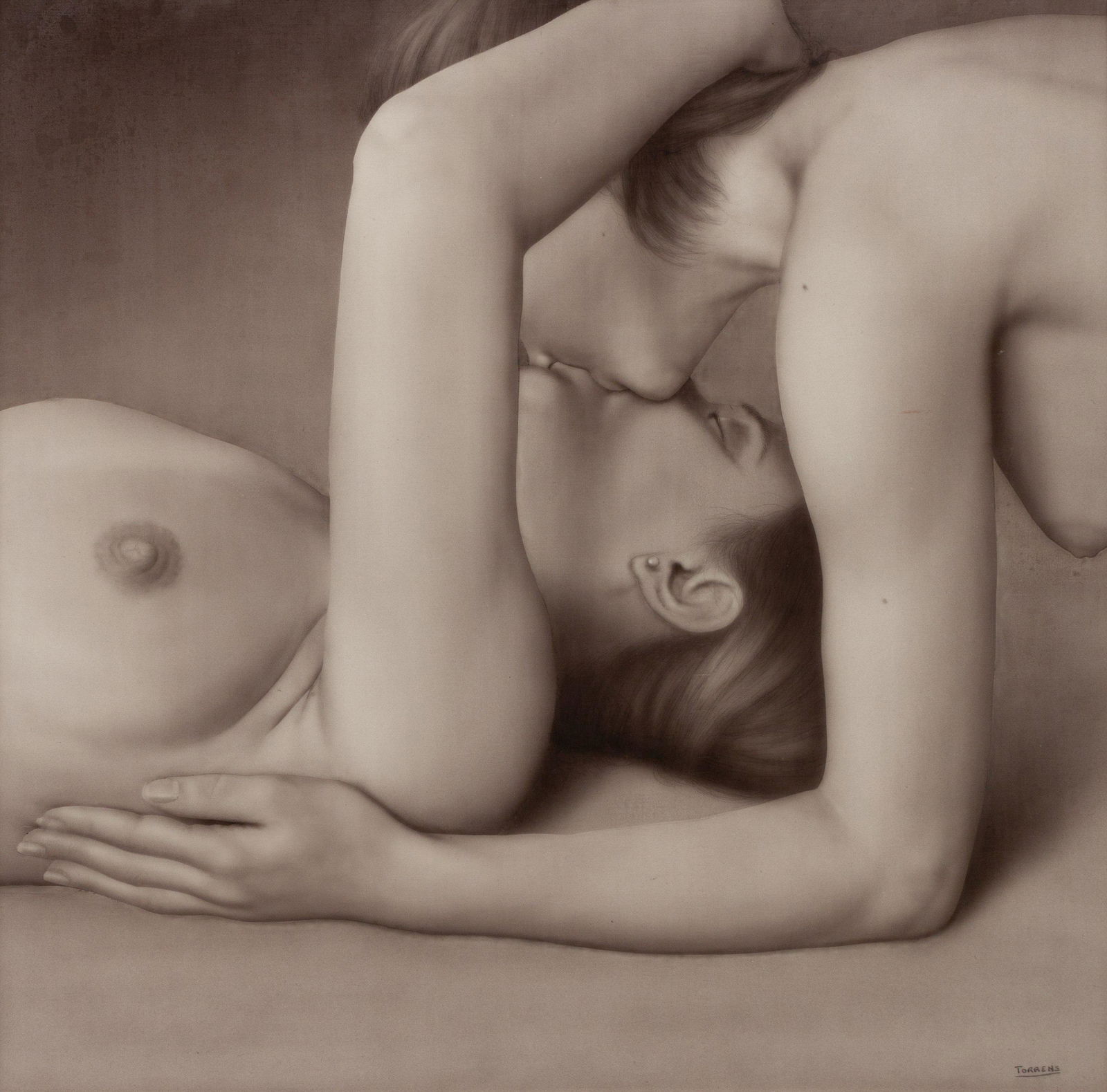 Bernardo Torrens (Spanish, b. 1957) Kiss II (1 of 3)