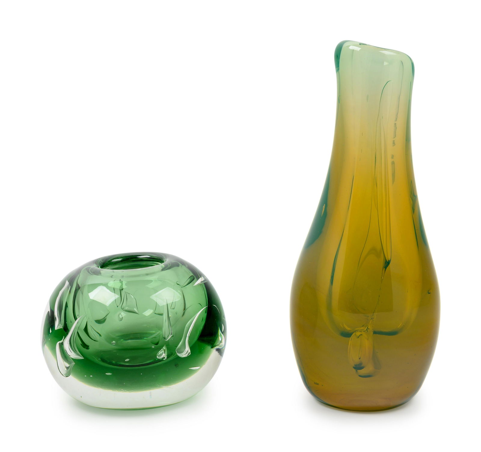 Dominick Labino (American, 1910-1987) Two Paperweight (1 of 6)