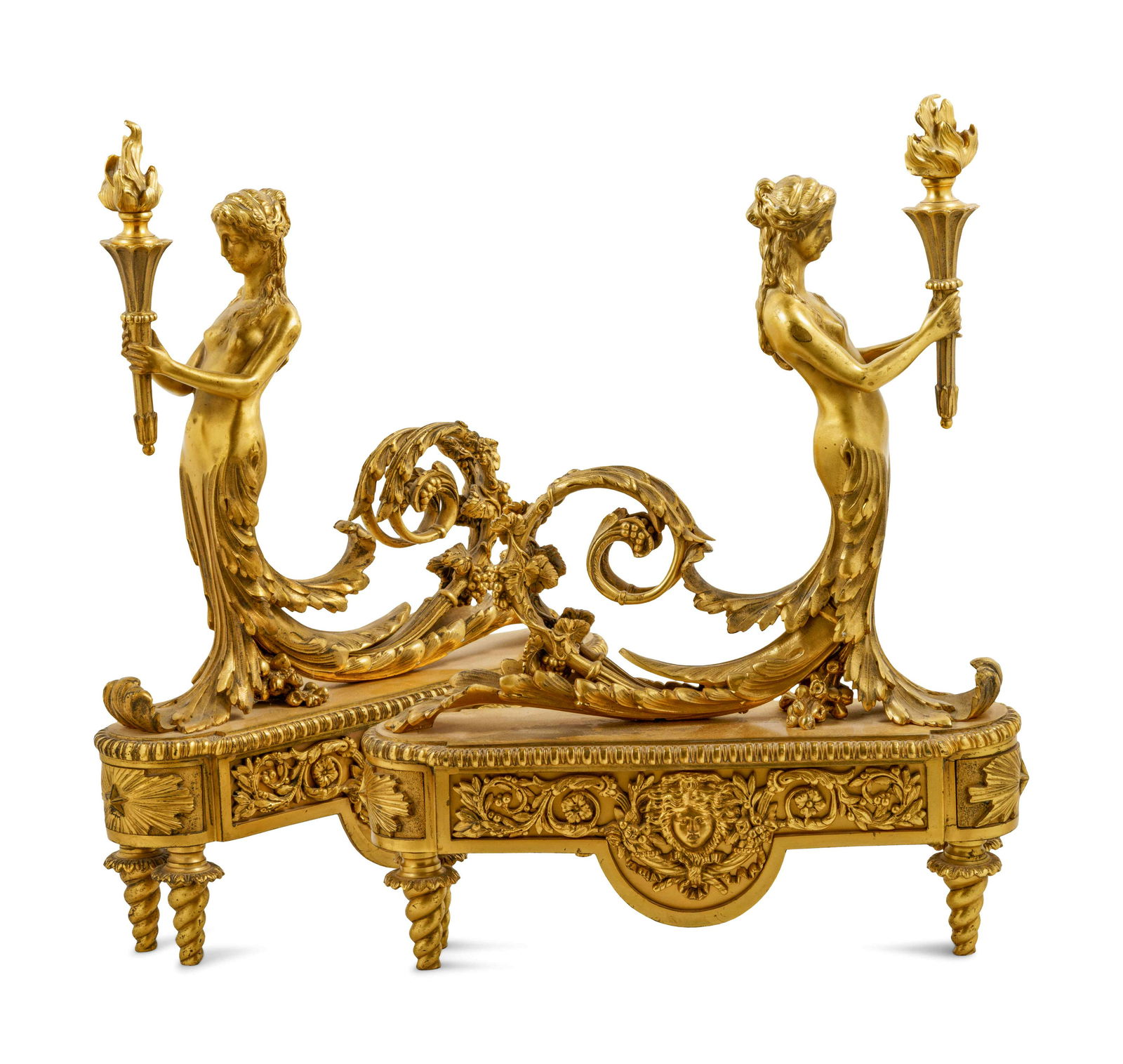 A Pair of Napoleon III Style Gilt Bronze Figural (1 of 7)