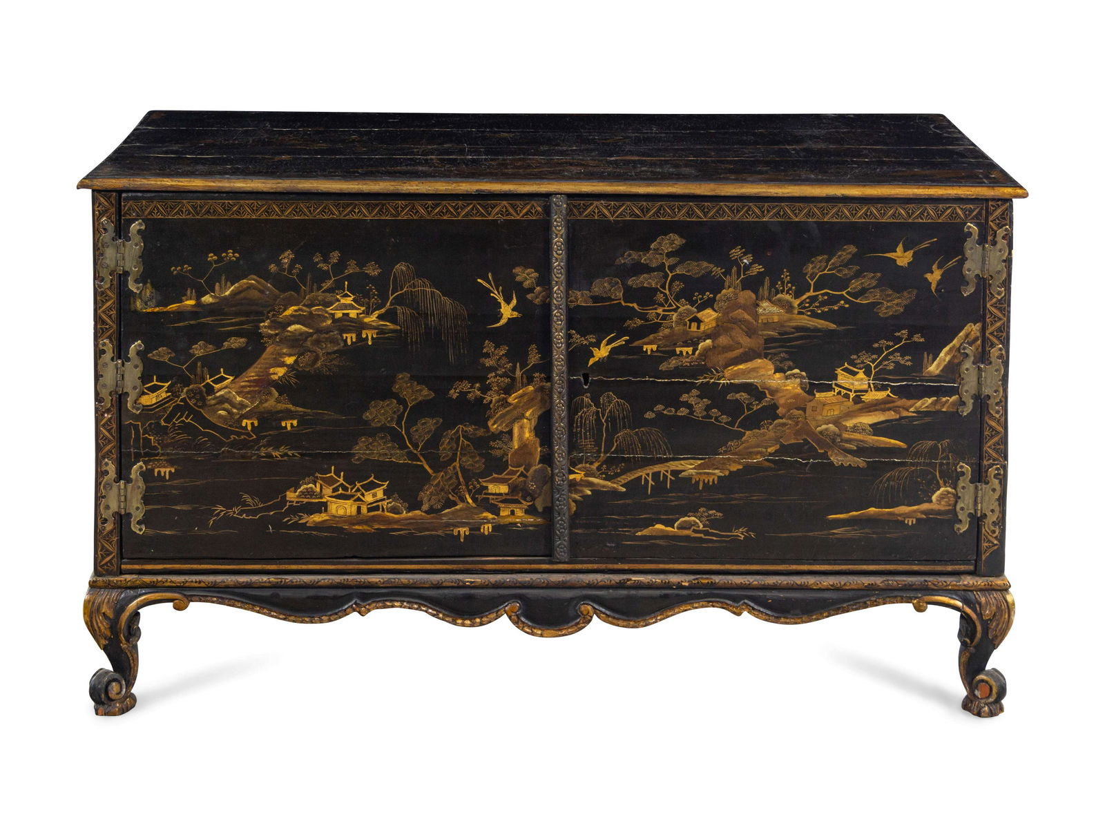 A George I Style Lacquered Cabinet  (1 of 4)