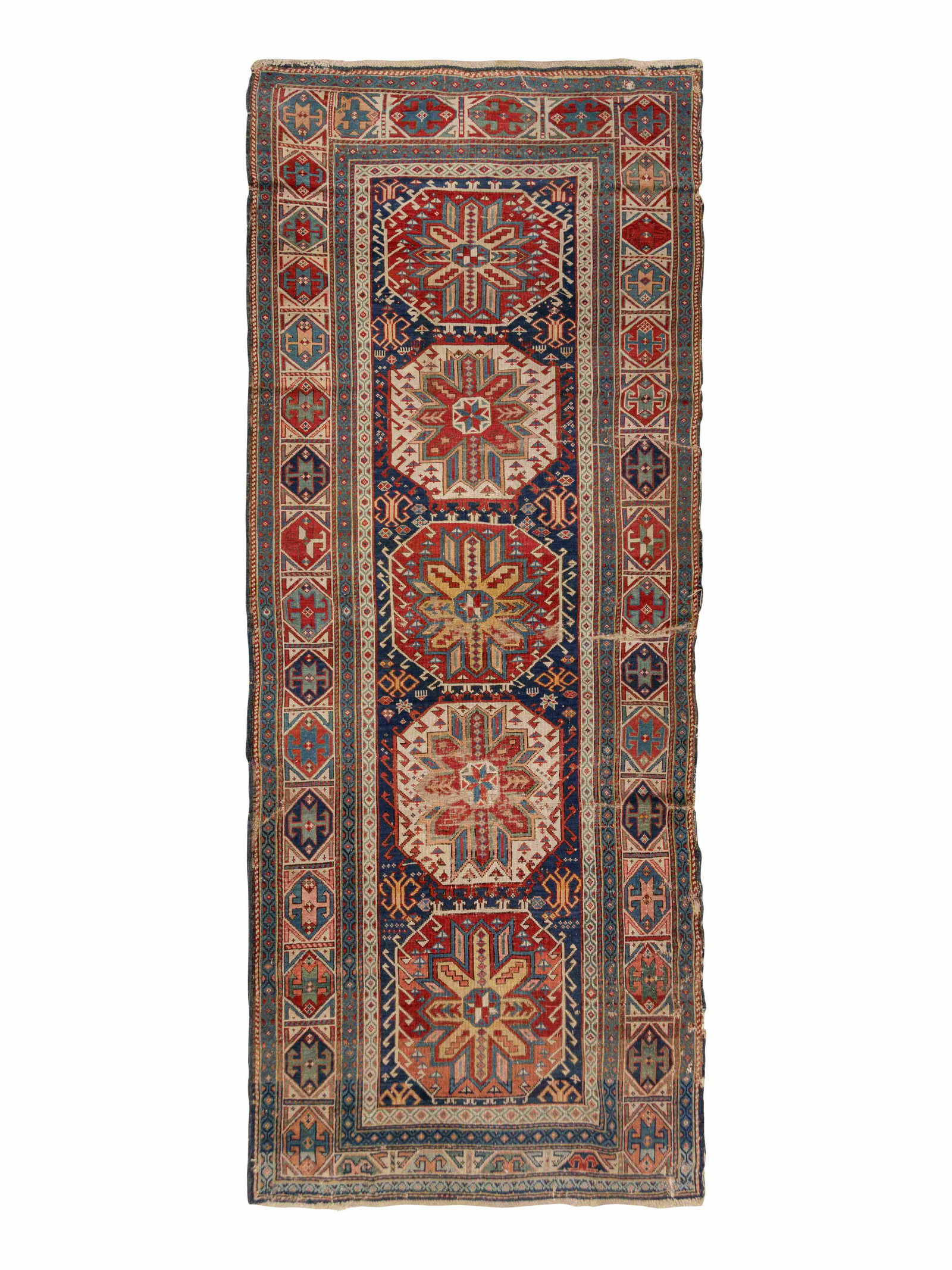 A Caucasian Shirvan Wool Runner (1 of 3)