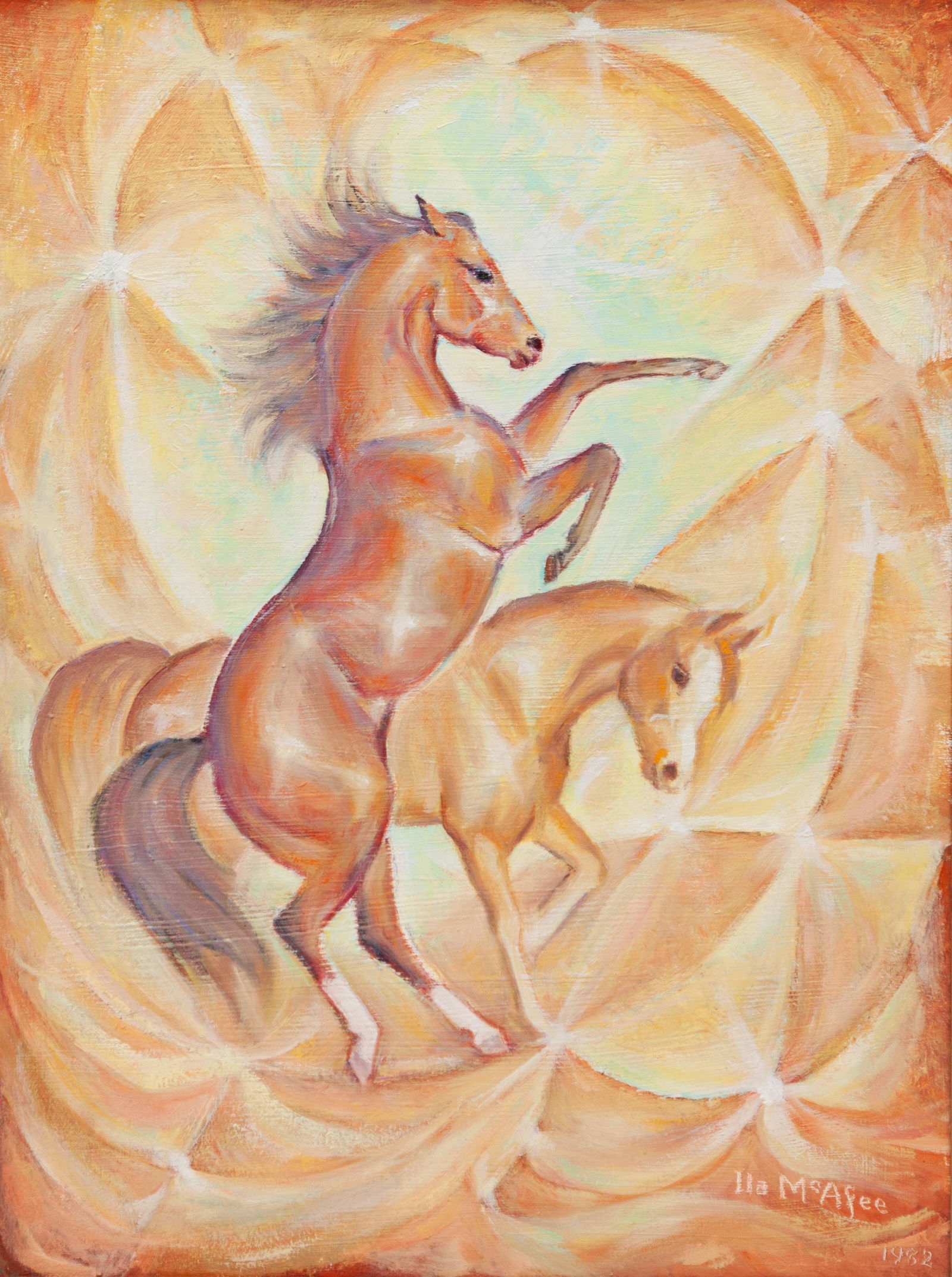 Ila McAfee (American, 1897-1995) Topaz Dance, 1982 (1 of 3)