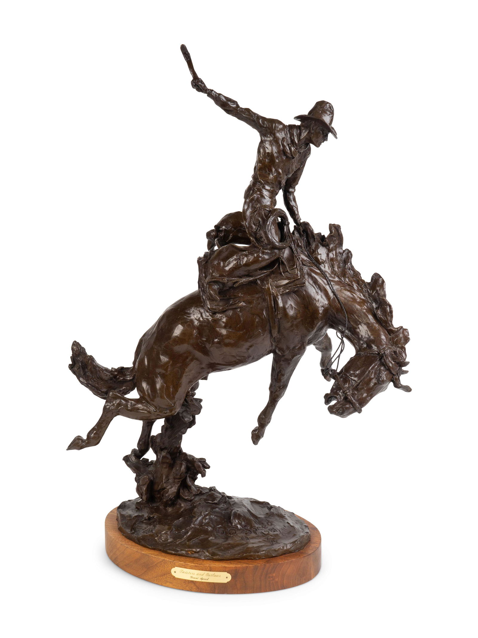 Grant Speed (American, 1930-2011) Twisters and Outlaws, (1 of 4)