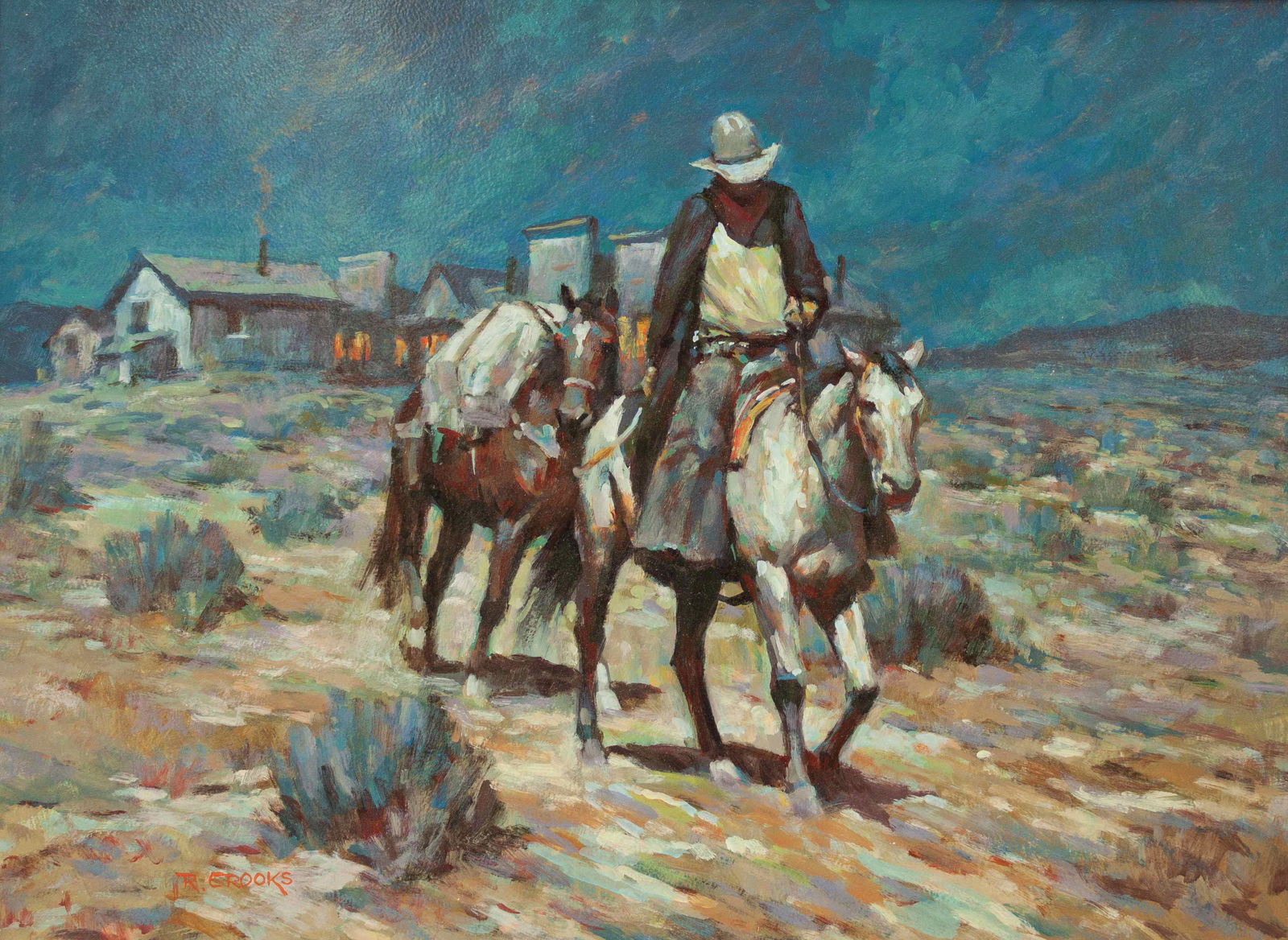 Ronald Crooks (American, 1925-2006) Night Quest, 1989 (1 of 3)