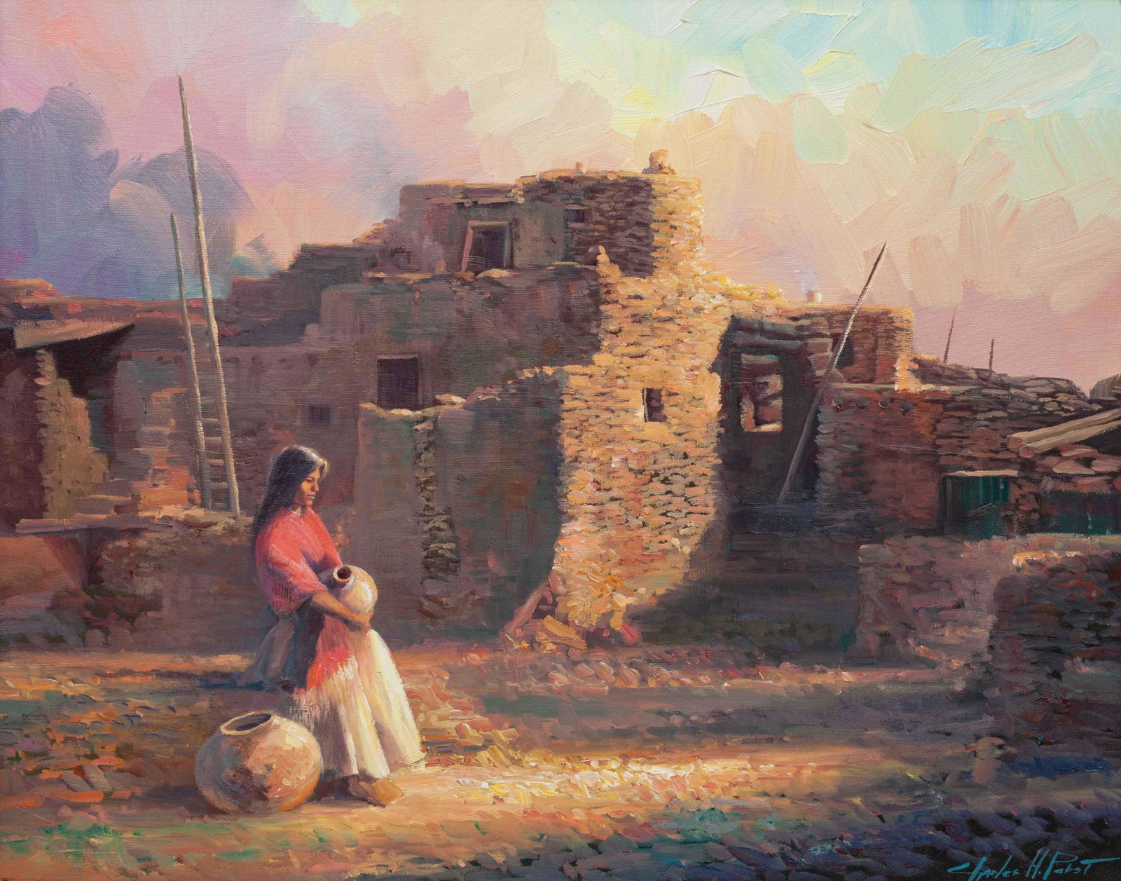 Charles Pabst (American, b. 1950) Her Wares (1 of 3)