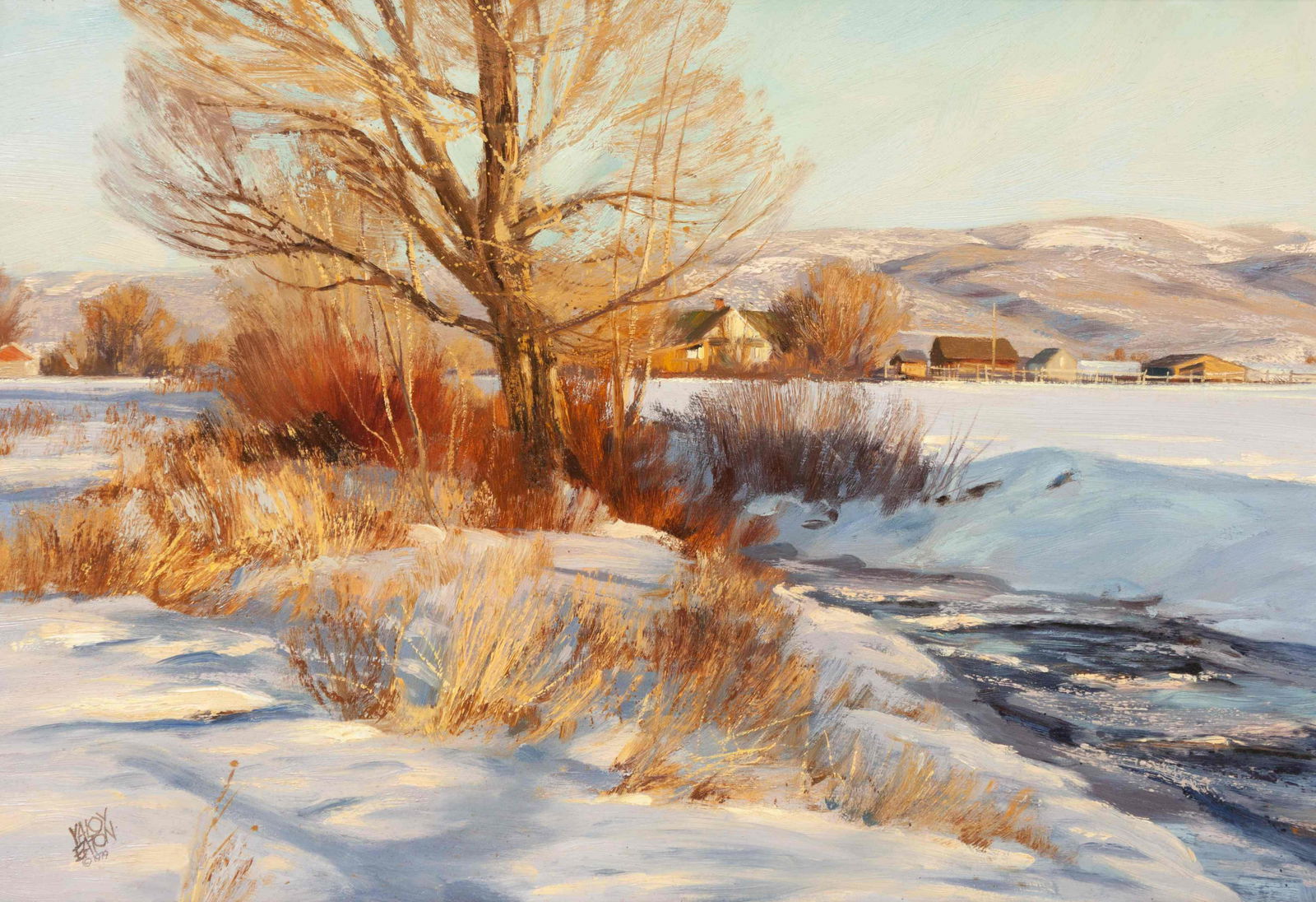Valoy Eaton (American, b. 1938) Frozen Stream, 1979 (1 of 3)