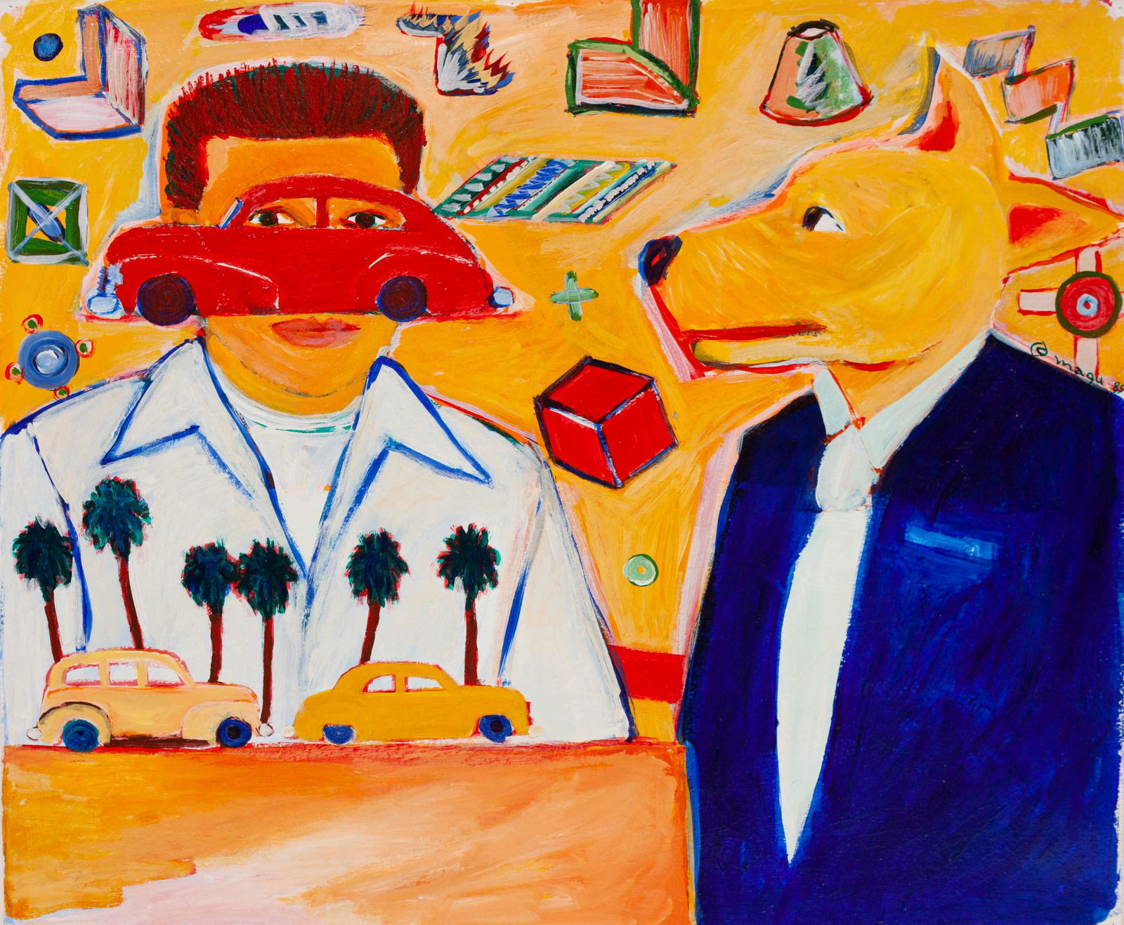 Gilbert Lujan (Chicano, 1940-2011) Untitled, 1989 (1 of 3)