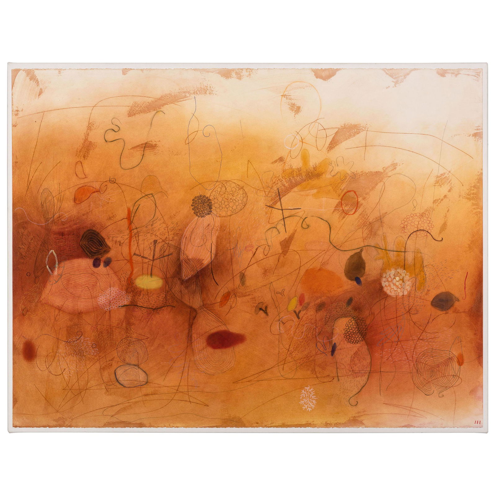 Emmi Whitehorse (Dine, b. 1957) Foam Flower, 1996 (1 of 2)