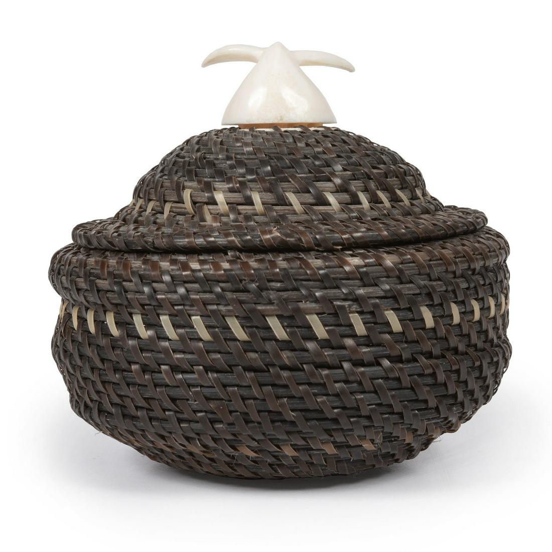 Marilyn Hank (Inupiaq, 20th century) Baleen Basket (1 of 6)