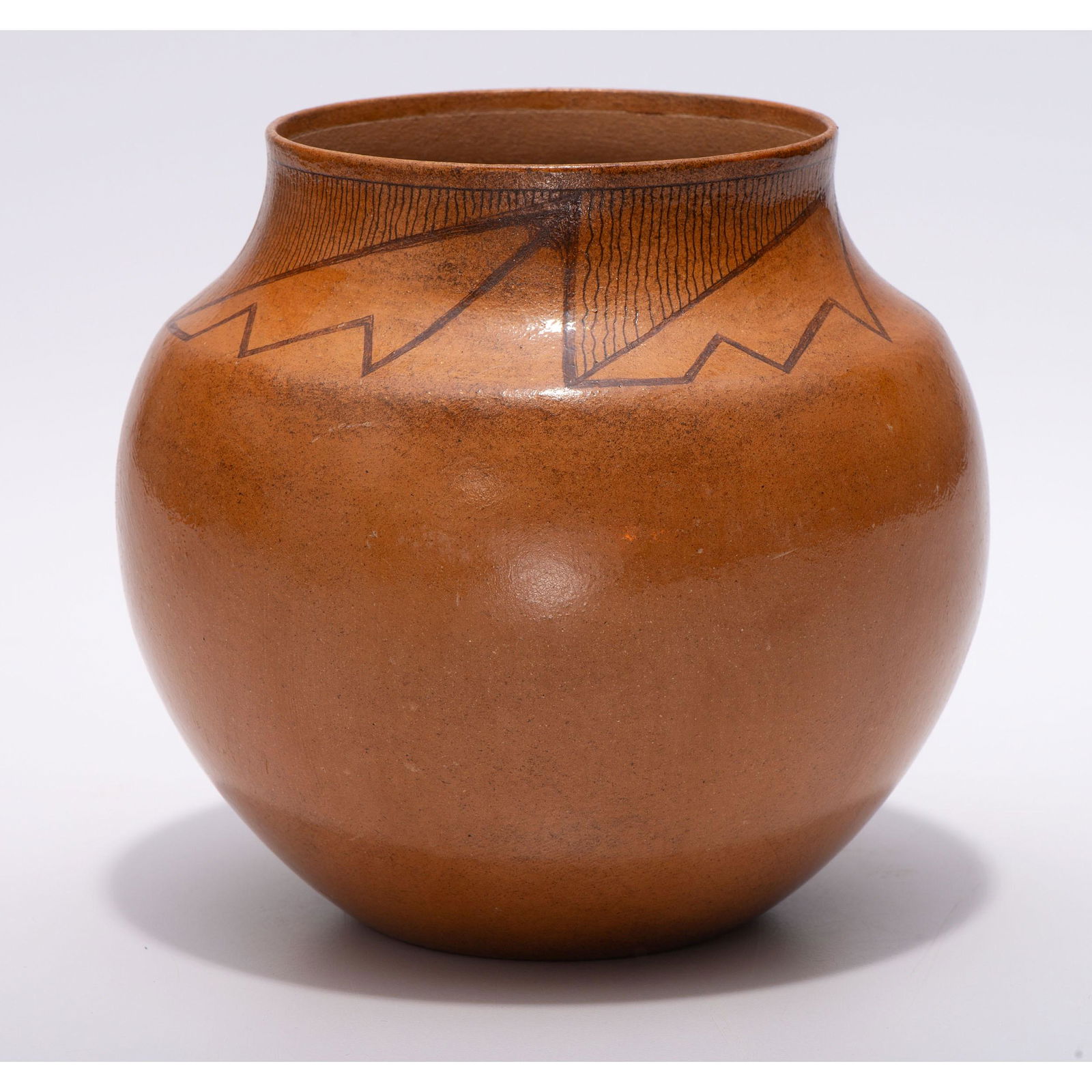 Christine McHorse (Dine, 1948-2021) Painted Micaceous (1 of 4)