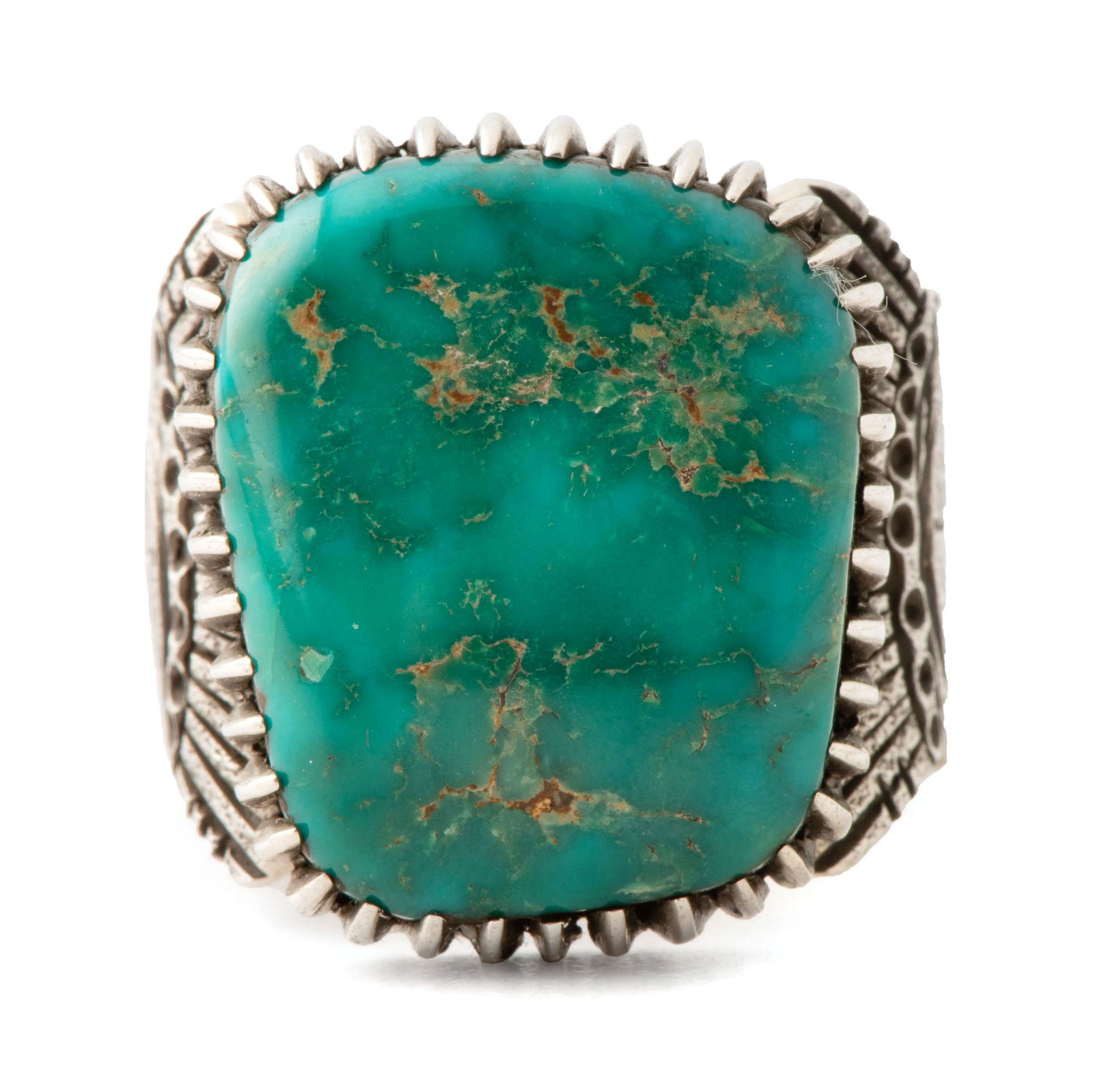 Tony Abeyta (Dine, b. 1965) Silver and Turquoise Ring (1 of 10)