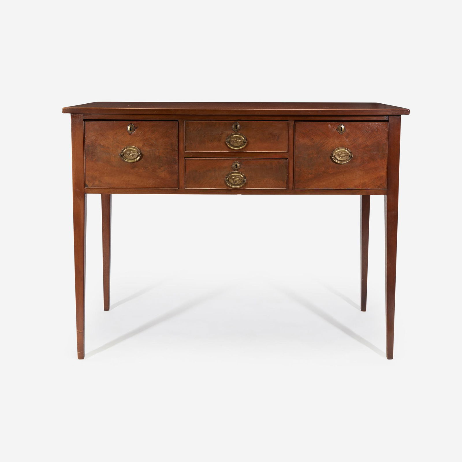 A Federal style walnut and mahogany huntboard (1 of 2)