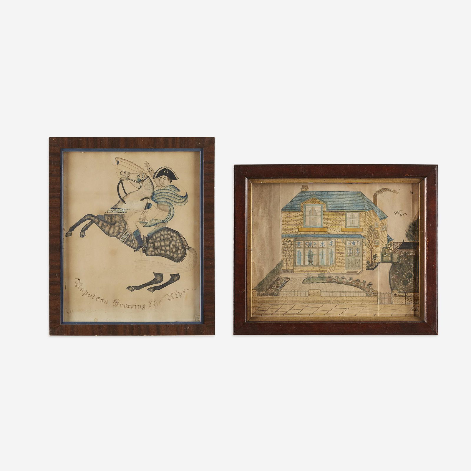 American School 19th century Two Works: Napoleon (1 of 3)