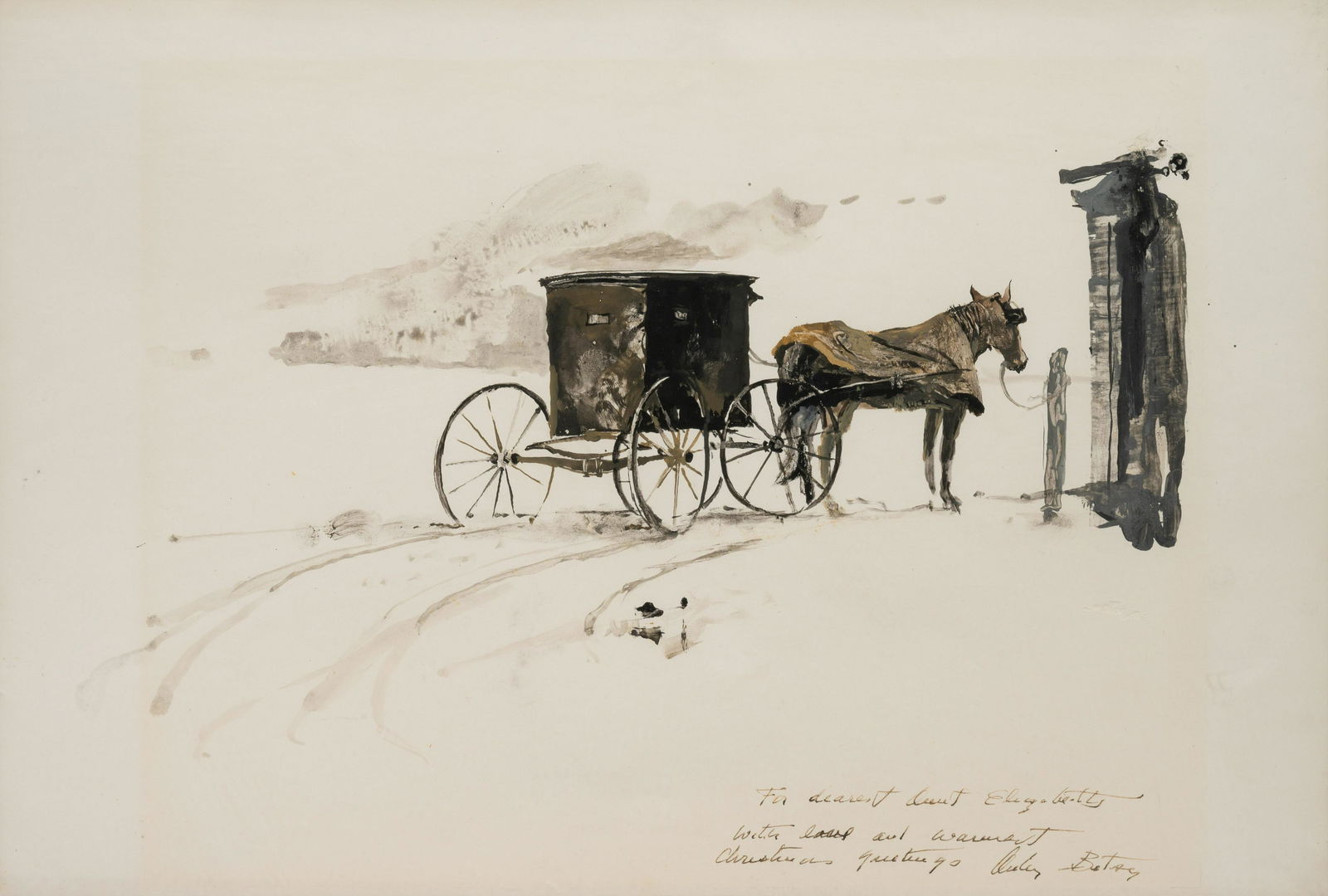 Andrew Wyeth (American, 1917-2009) Dutch Country, 1949 (1 of 4)