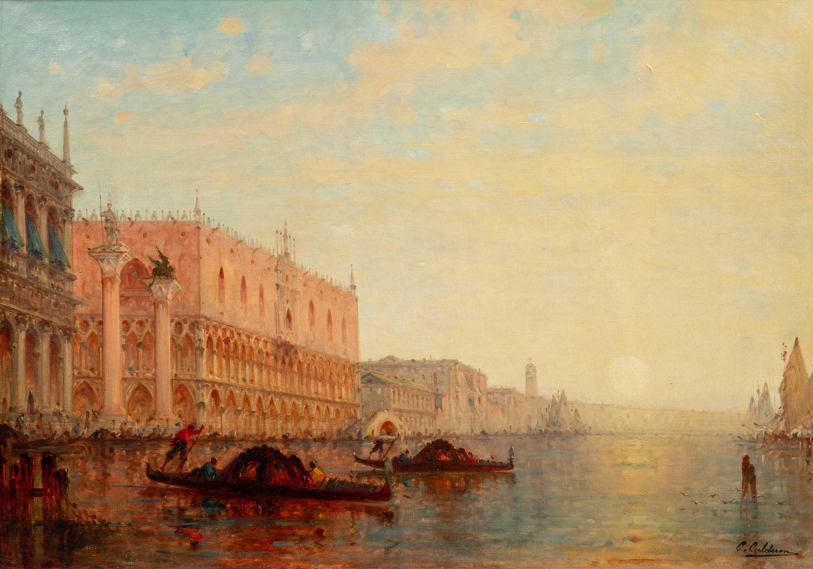 Charles Clement Calderon (French, 1870-1906) The Doge (1 of 4)