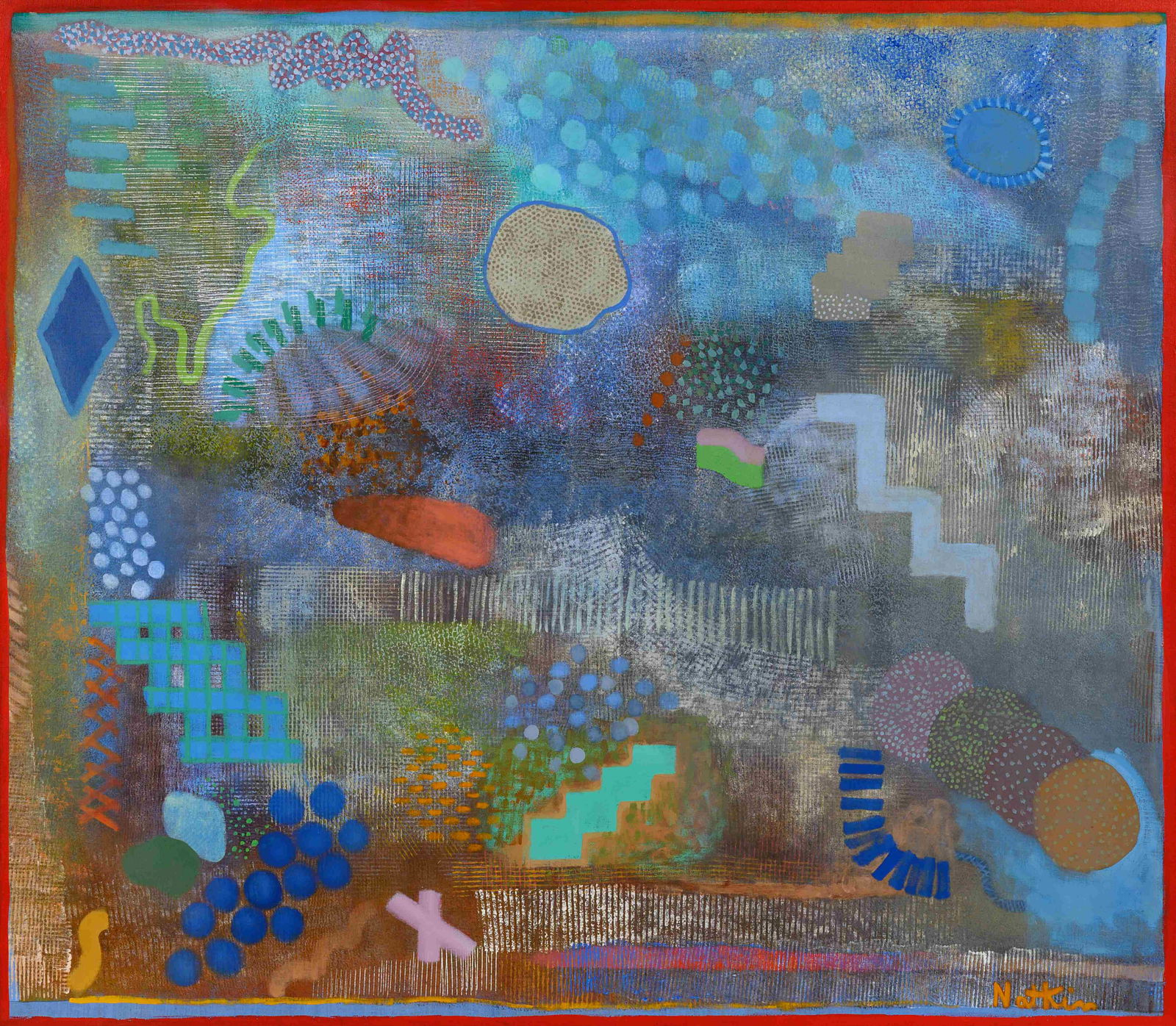 Robert Natkin (American, 1930-2010) Untitled  (1 of 4)