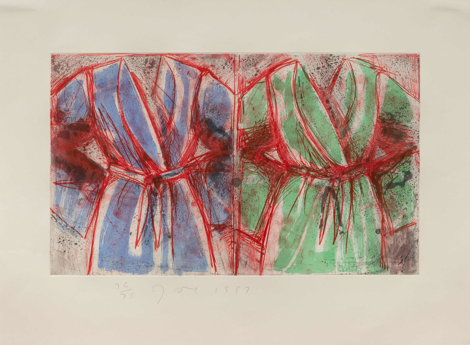 Jim Dine (American, B. 1935) Behind the Thicket, 1993 (1 of 6)