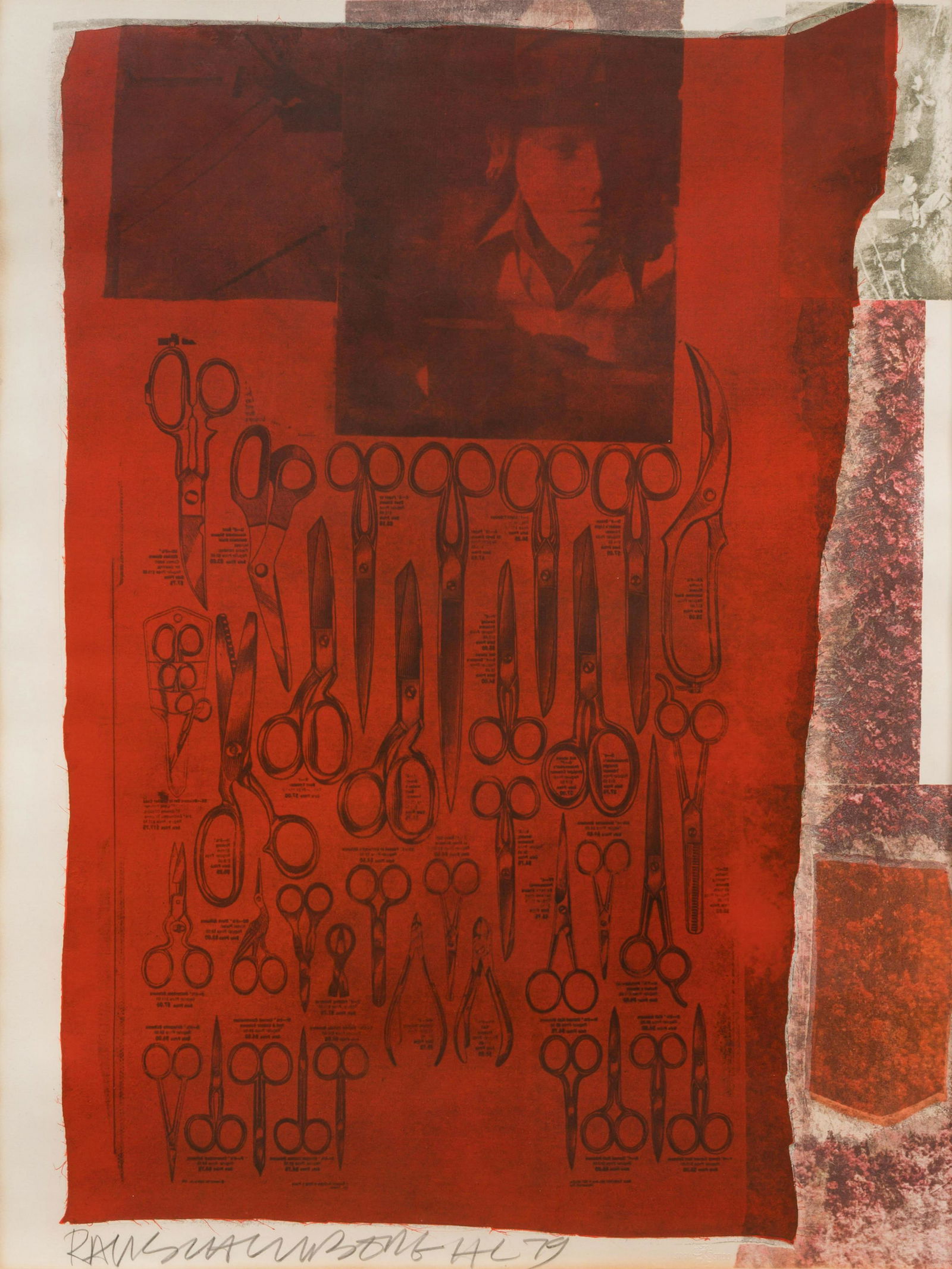 Robert Rauschenberg (American, 1925-2008) More Distant (1 of 4)