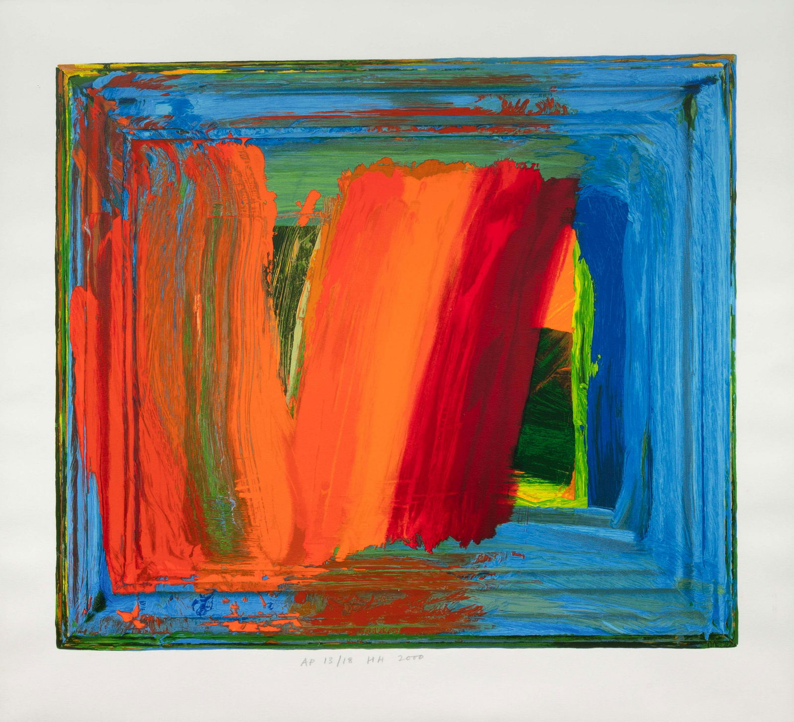 Howard Hodgkin (British, 1932-2017) Bamboo, 2000 (1 of 4)