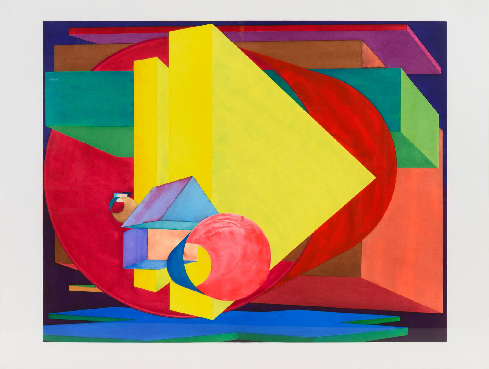 Al Held (American, 1928-2005) Putu, 1988 (1 of 2)