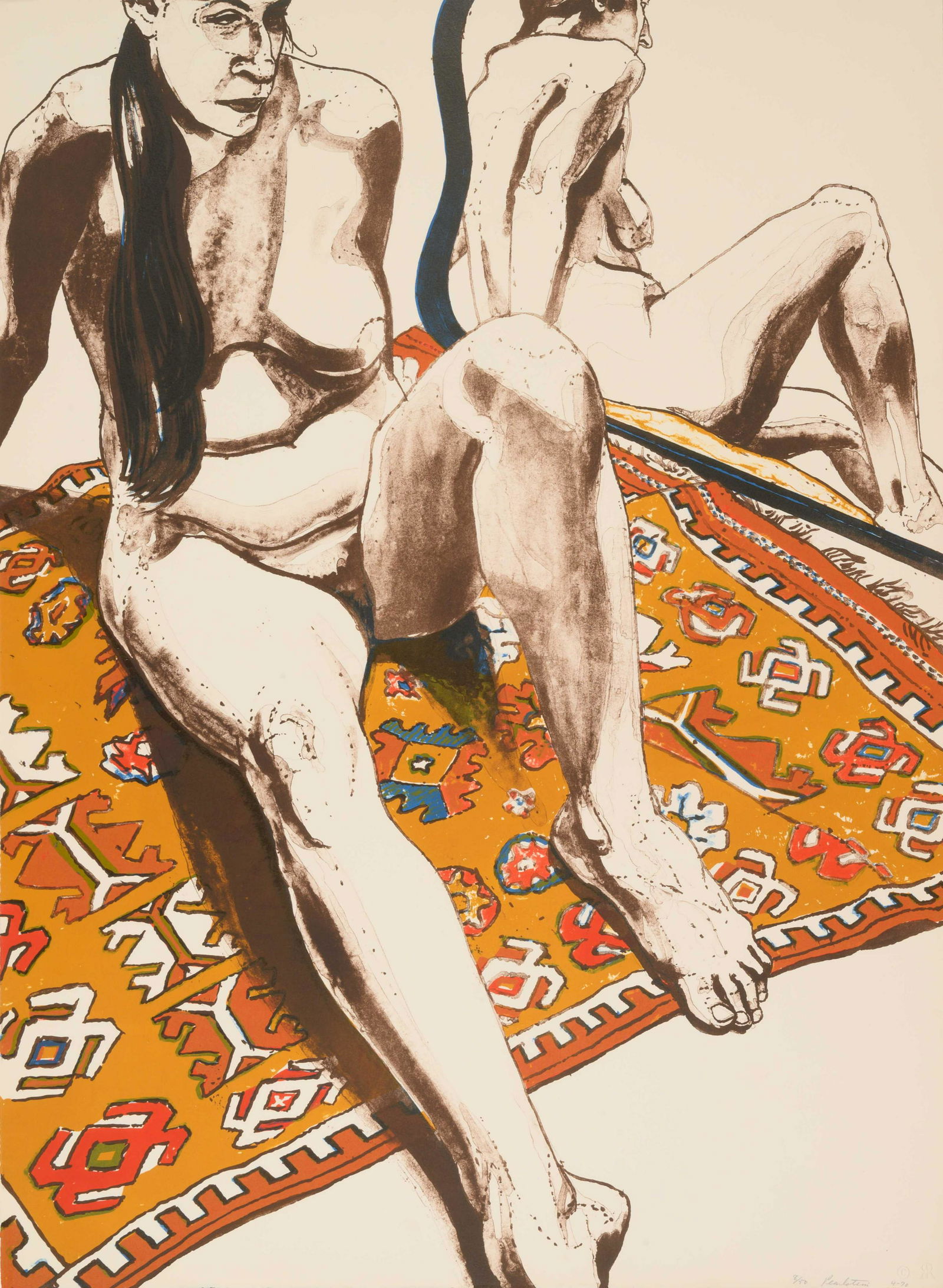 Philip Pearlstein (American, b. 1924) Six Lithographs (1 of 13)