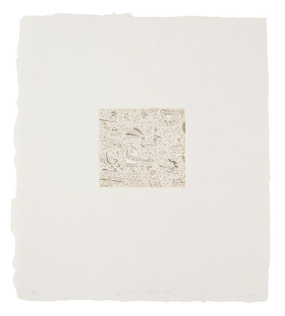 Jim Nutt (American, b. 1938) YooHoo, Little Boy, 1977 (1 of 3)