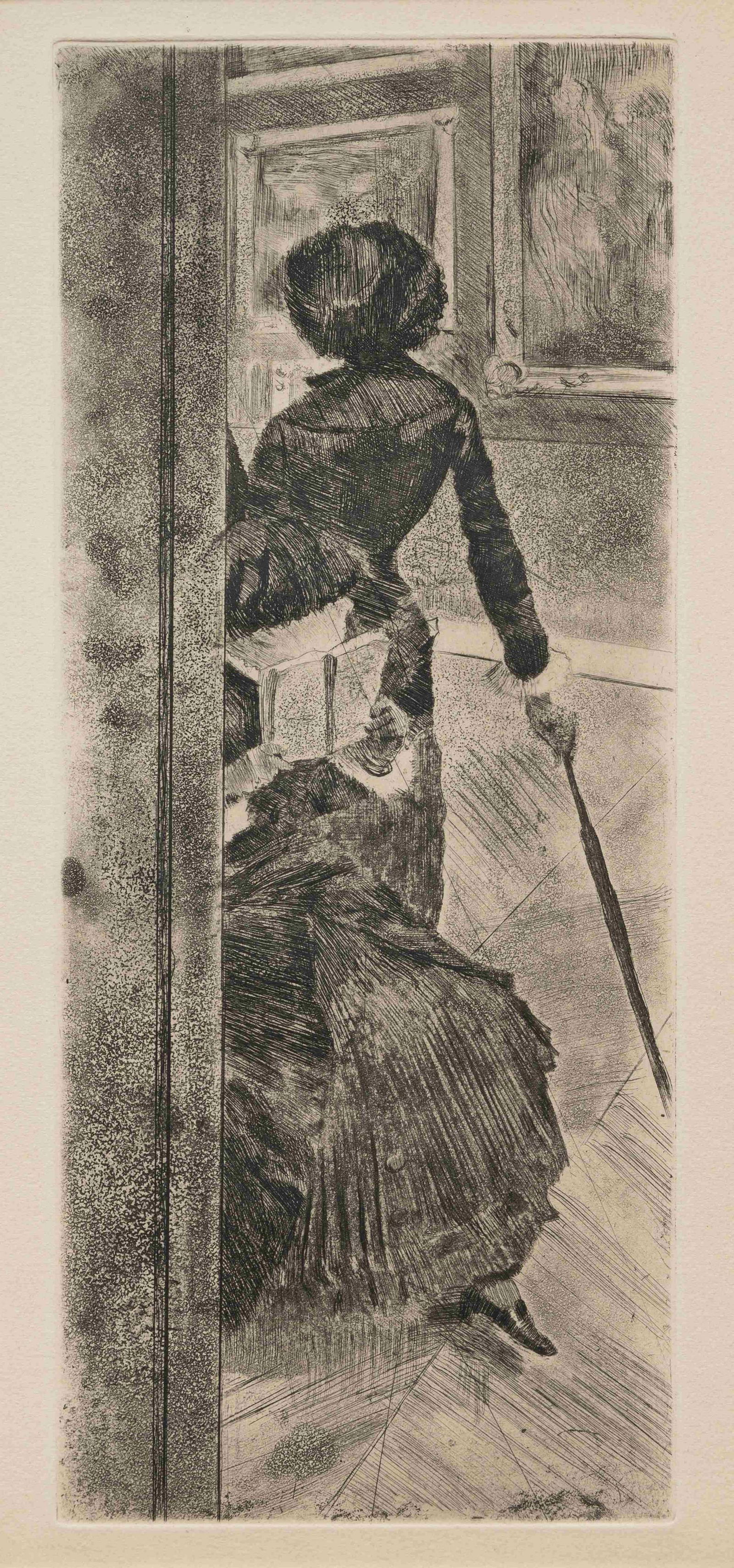 Edgar Degas (French, 1834-1917) Au Louvre - La Peinture (1 of 3)