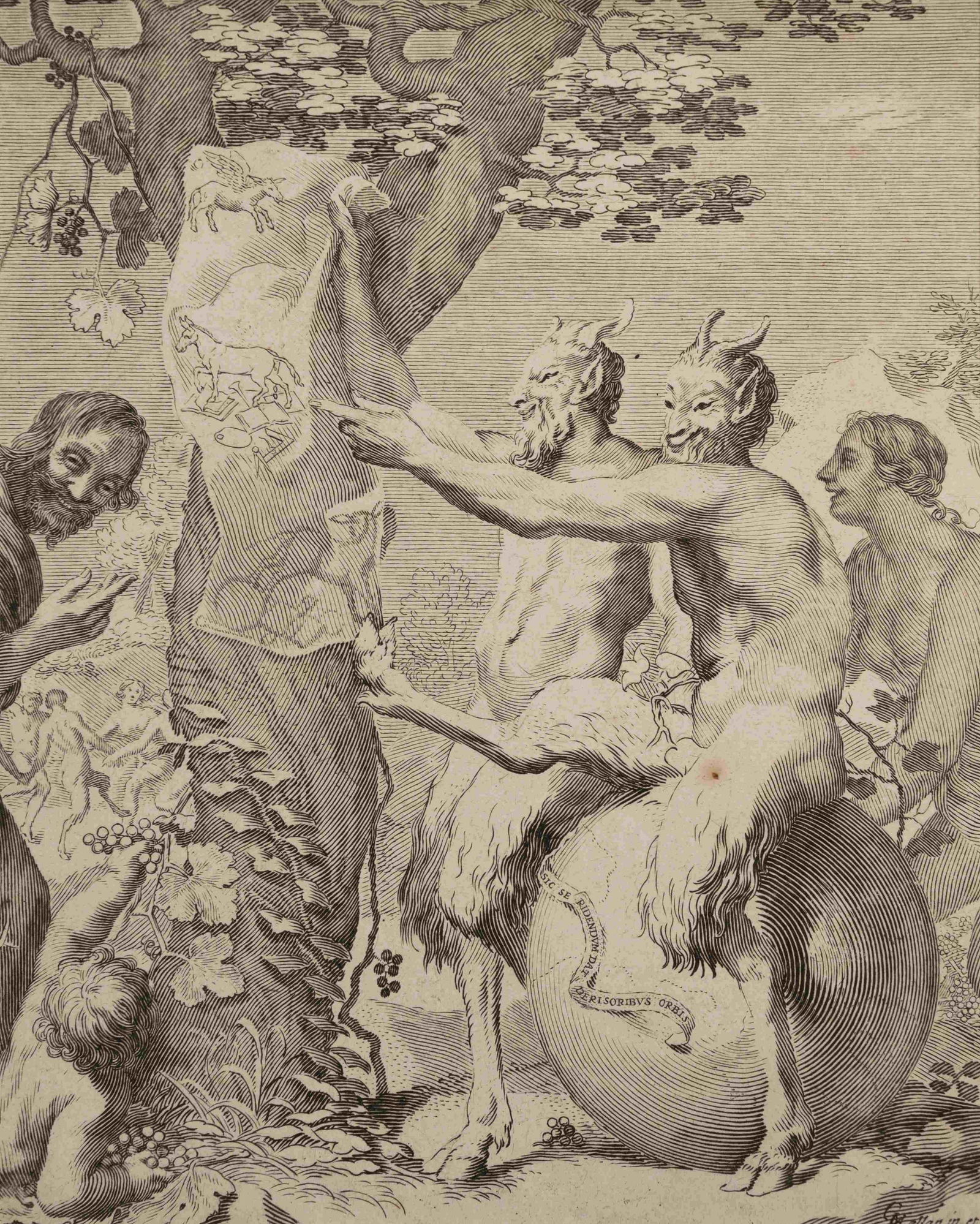 Claude Mellan (French, 1598-1688) The Mockers, ca.: Claude Mellan (French, 1598-1688) The Mockers, ca. 1636-1645 engraving 9 x 7 1/4 inches. Property from the Joshua B. Kind Trust, Downers Grove, Illinois