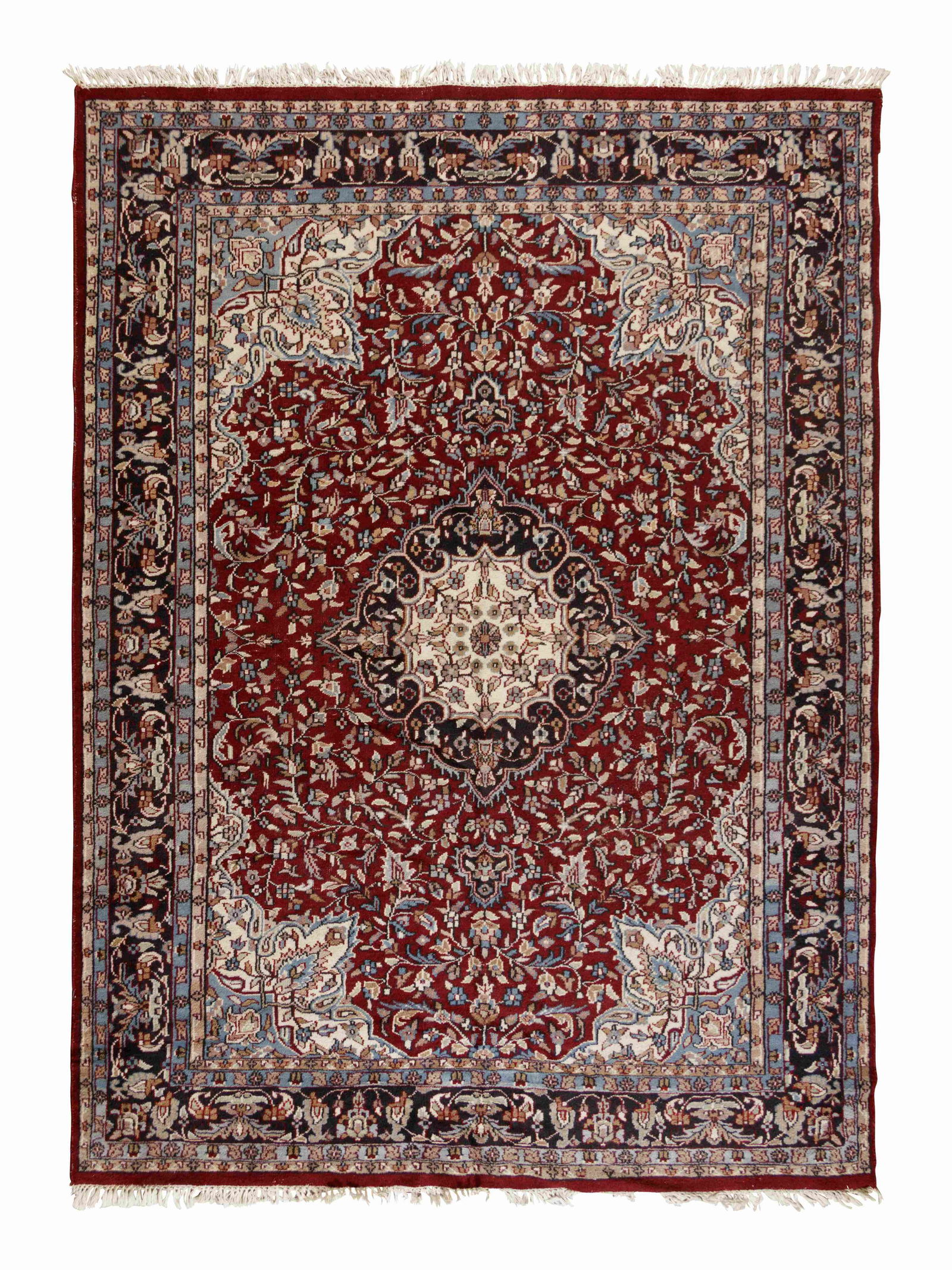A Tabriz Style Wool Rug (1 of 6)