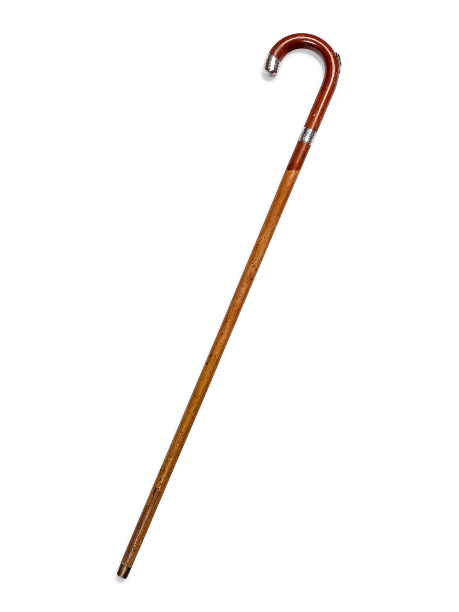 An English Silver-Mounted Malacca Pipe-Smokers 'System' (1 of 2)